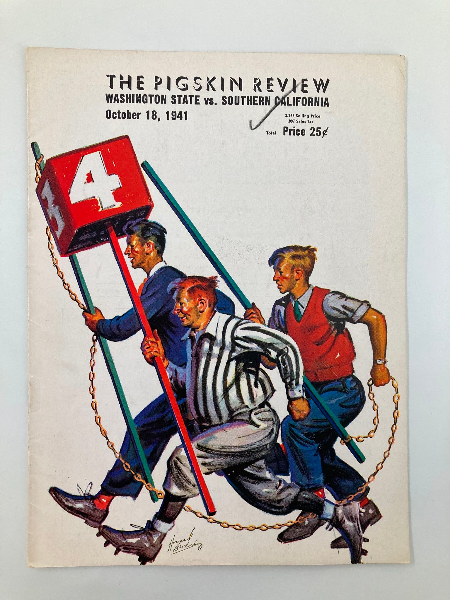 1941 NCAA Football USC Trojans vs Washington State Cougars Pigskin Review