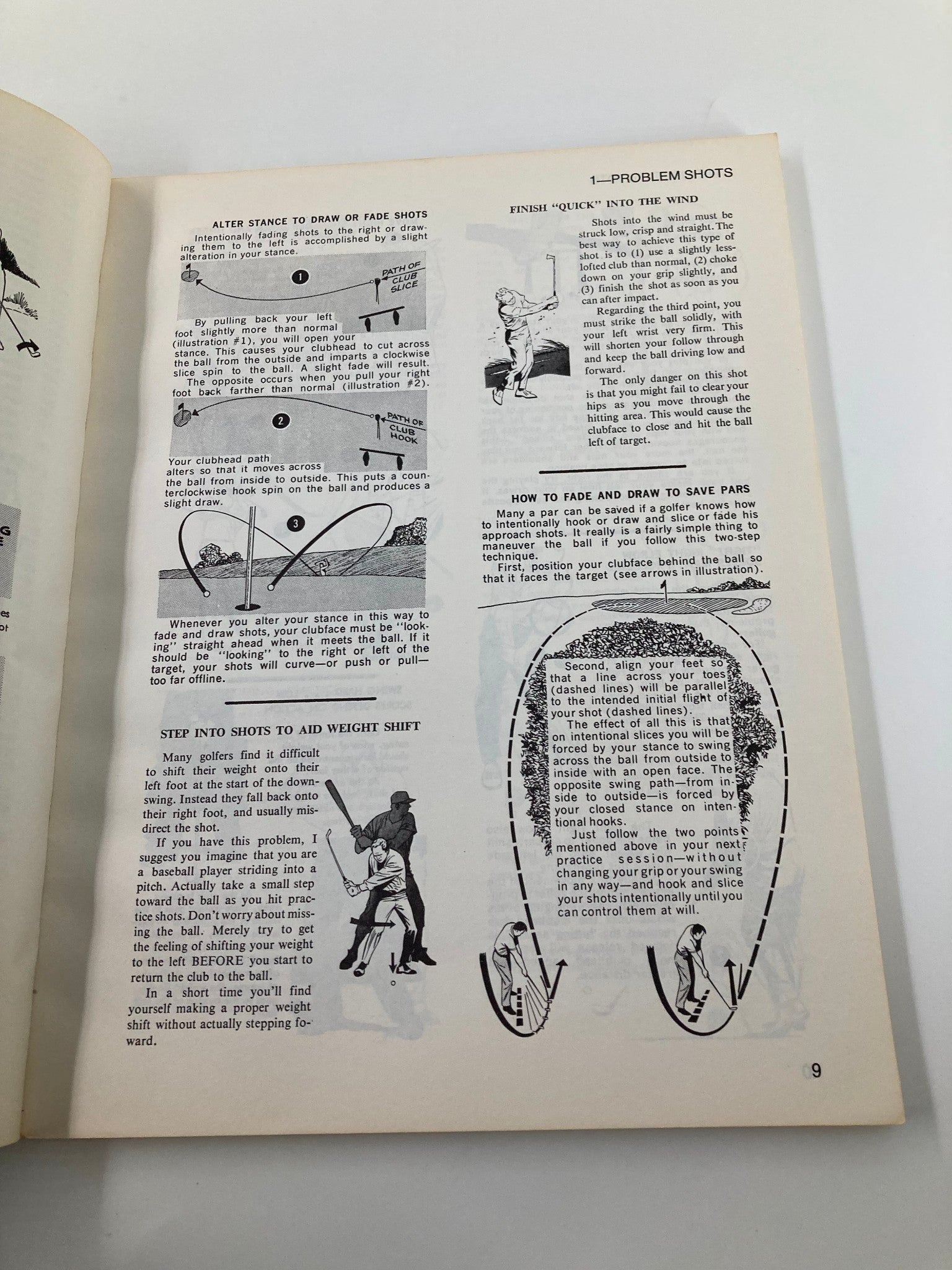 1975 The 495 Golf Lessons Book by Arnold Palmer