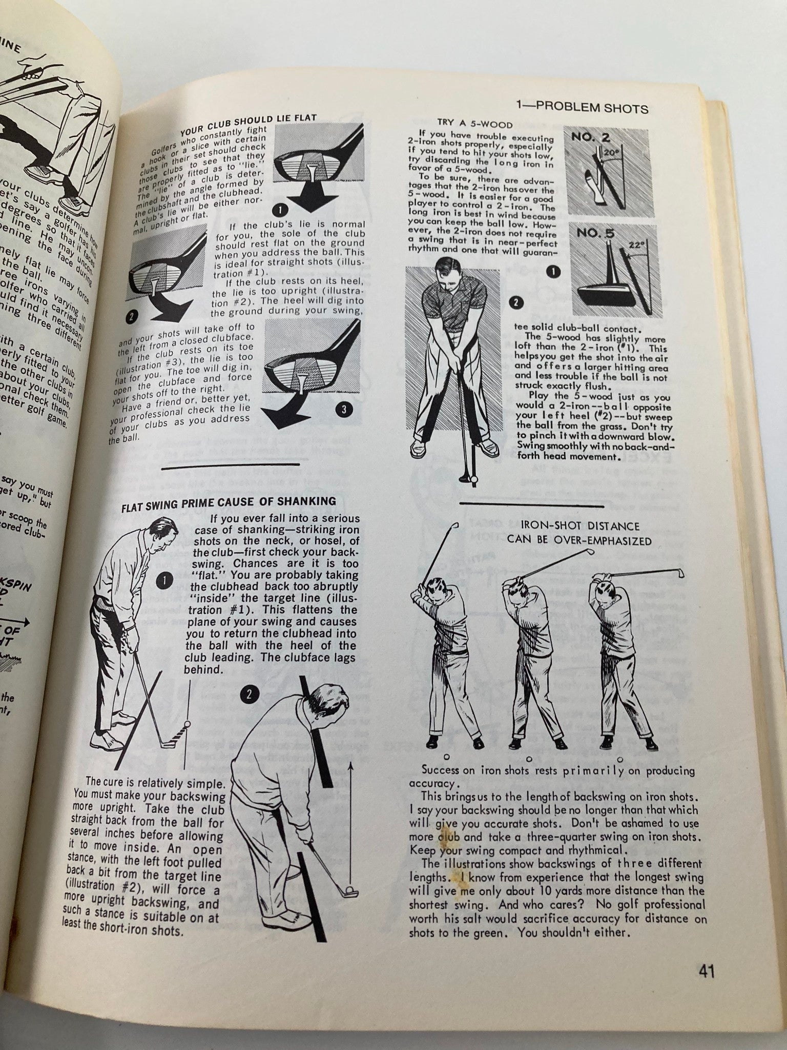 1975 The 495 Golf Lessons Book by Arnold Palmer