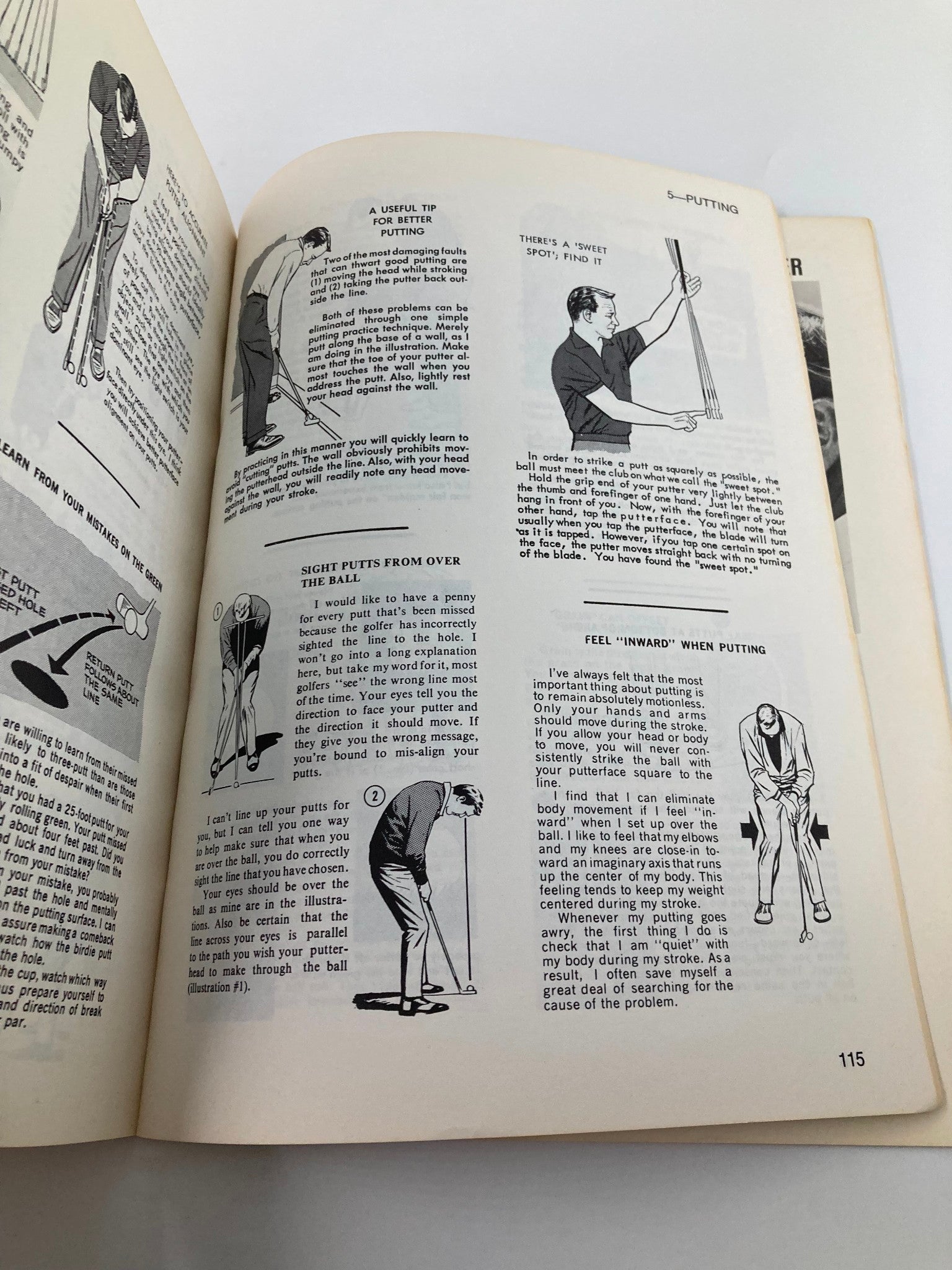 1975 The 495 Golf Lessons Book by Arnold Palmer