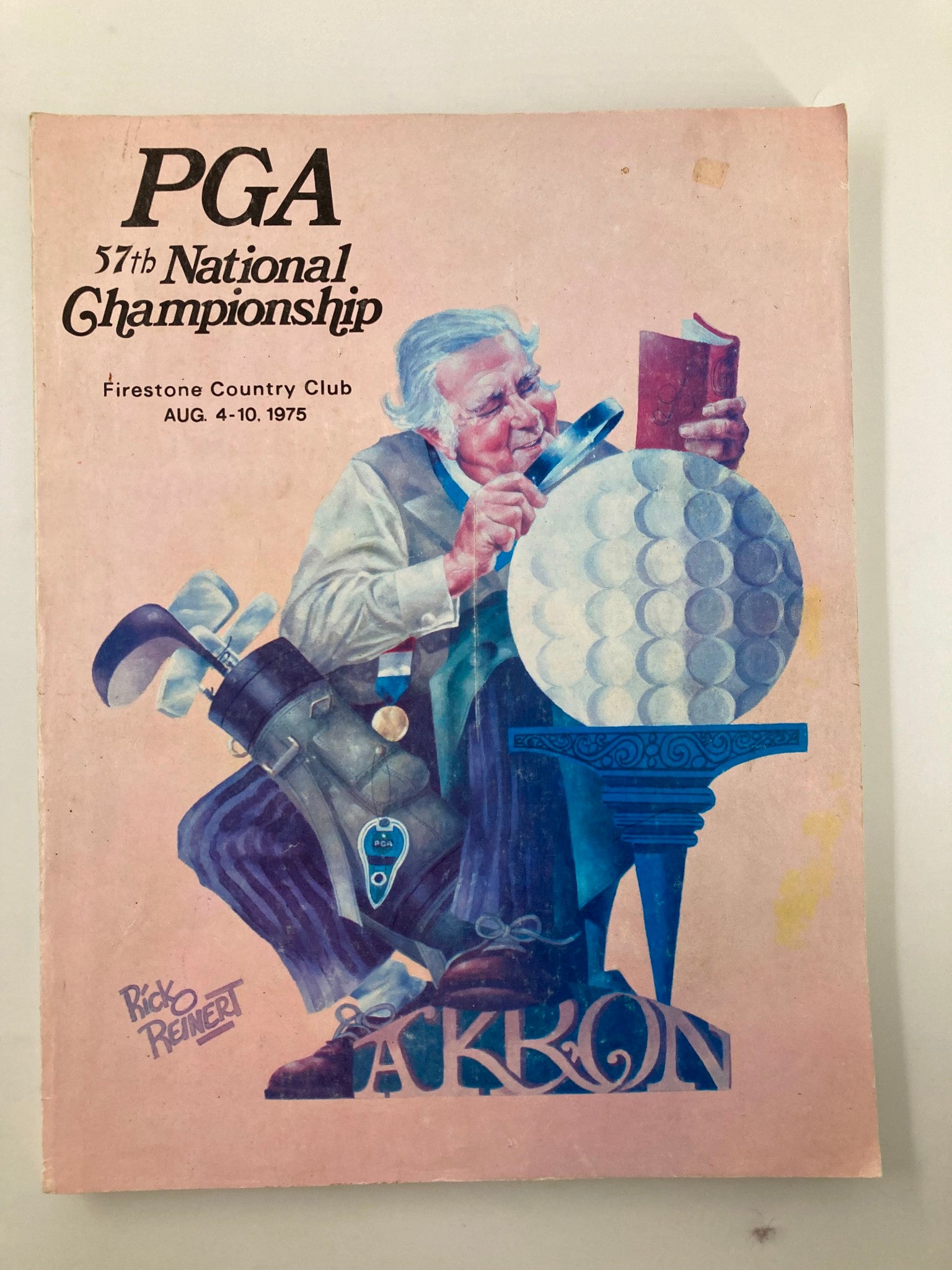 August 4-10 1975 PGA 57th Annual National Championship Official Program