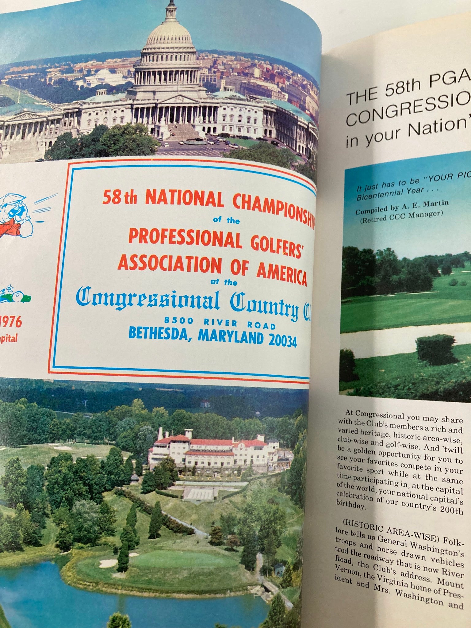 August 4-10 1975 PGA 57th Annual National Championship Official Program