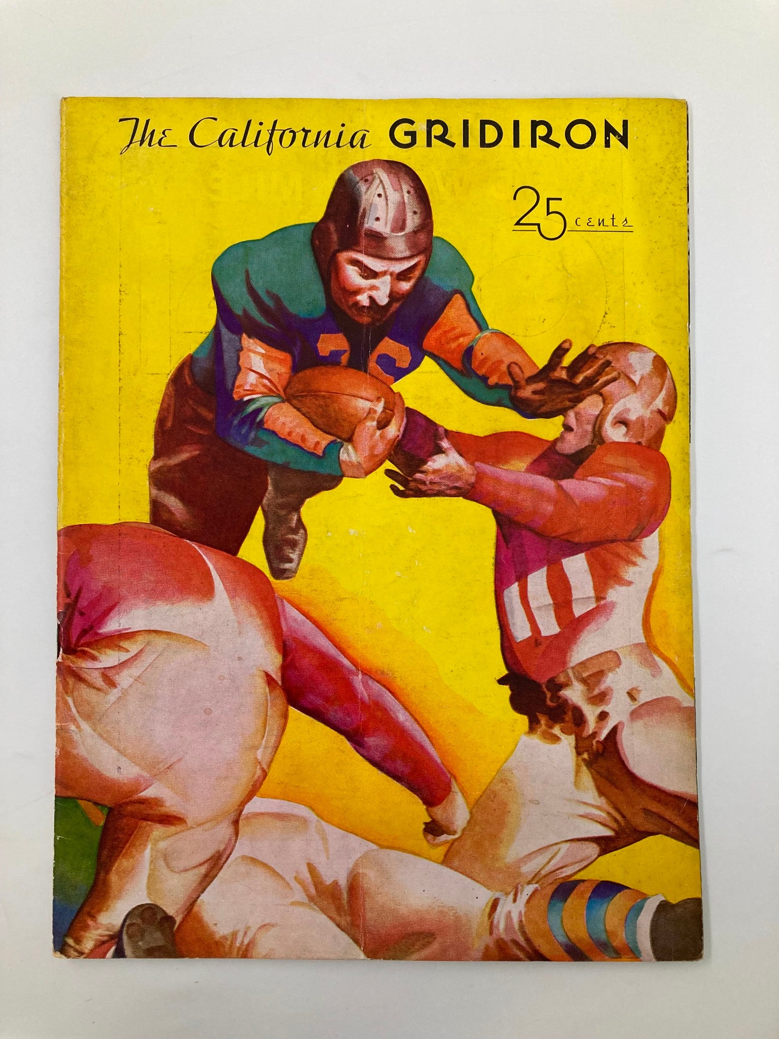 1935 NCAA Football California Gridiron vs St Marys Official Program