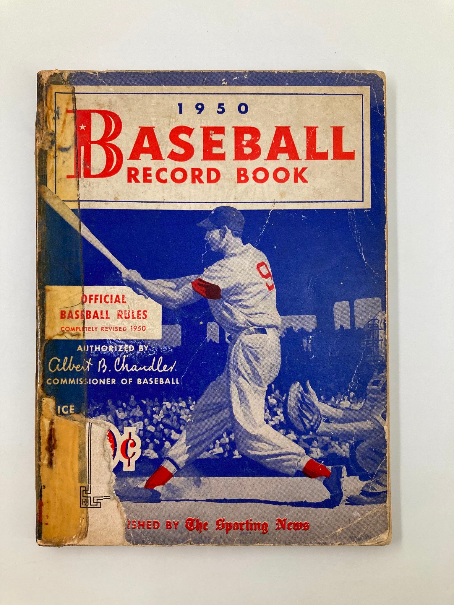 1950 Baseball Record Book Official Baseball Rules Cavalcade of Majors