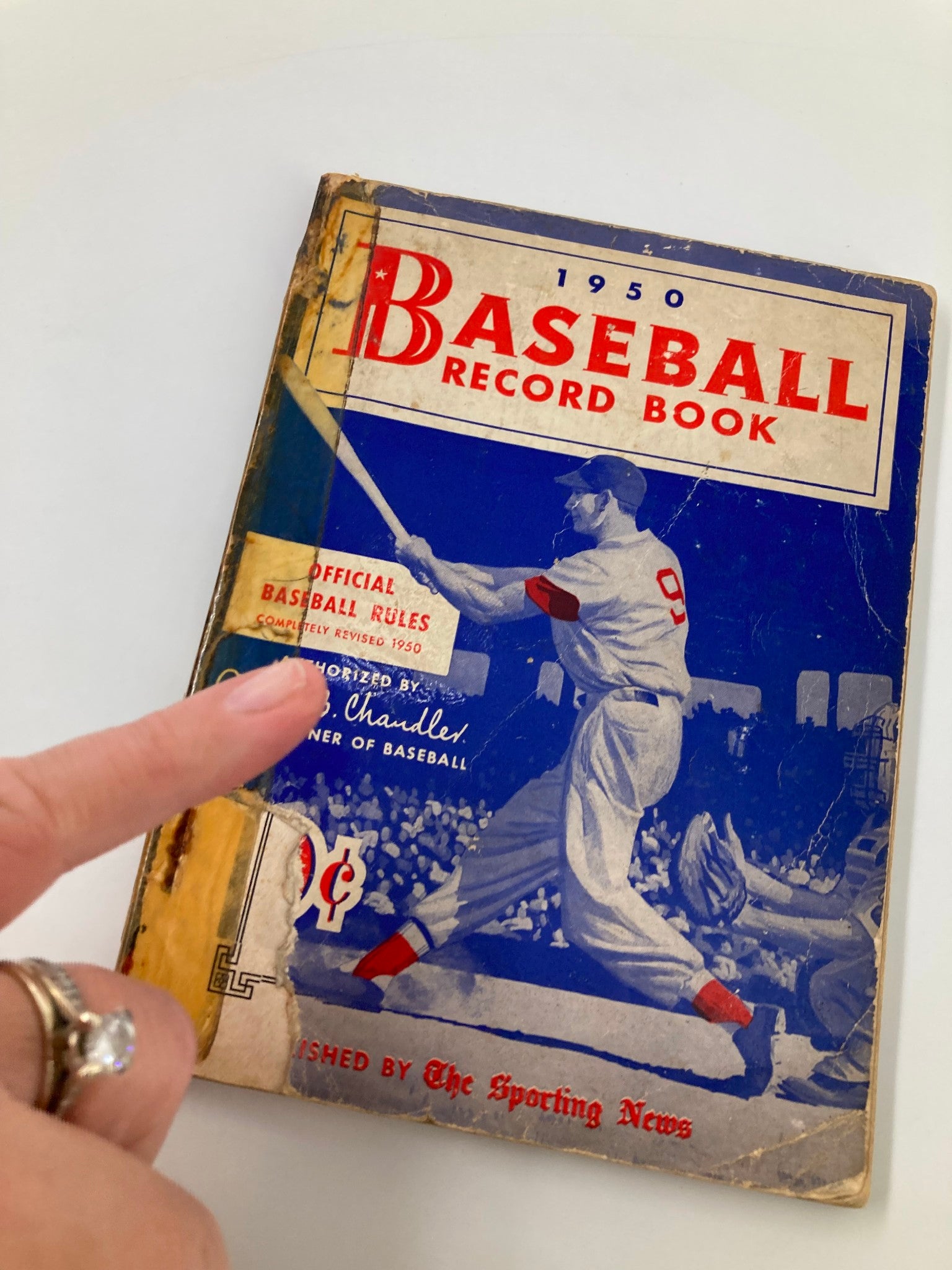 1950 Baseball Record Book Official Baseball Rules Cavalcade of Majors