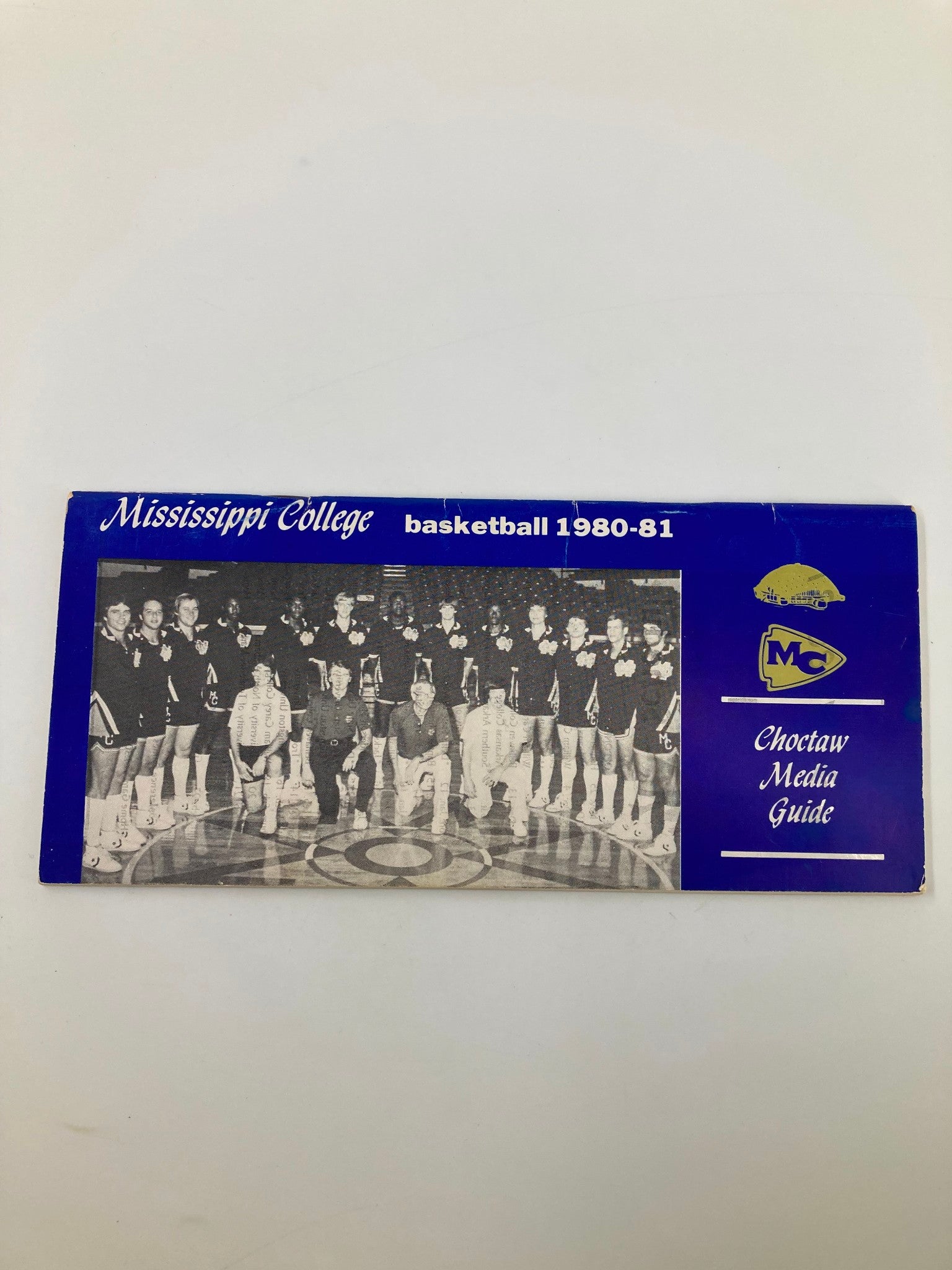 1980-1981 Mississippi College Basketball Choctaw Media Guide