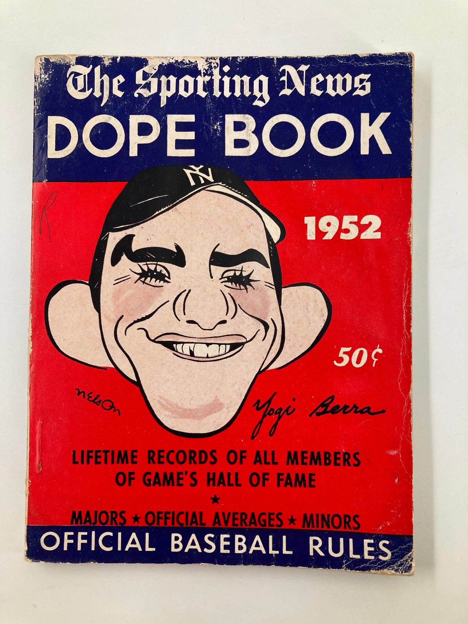 1952 The Sporting News Dope Book Official Baseball Rules