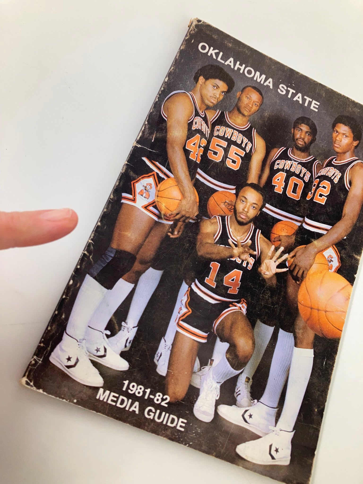 1981-1982 NCAA Basketball Oklahoma State University Cowboys Media Guide