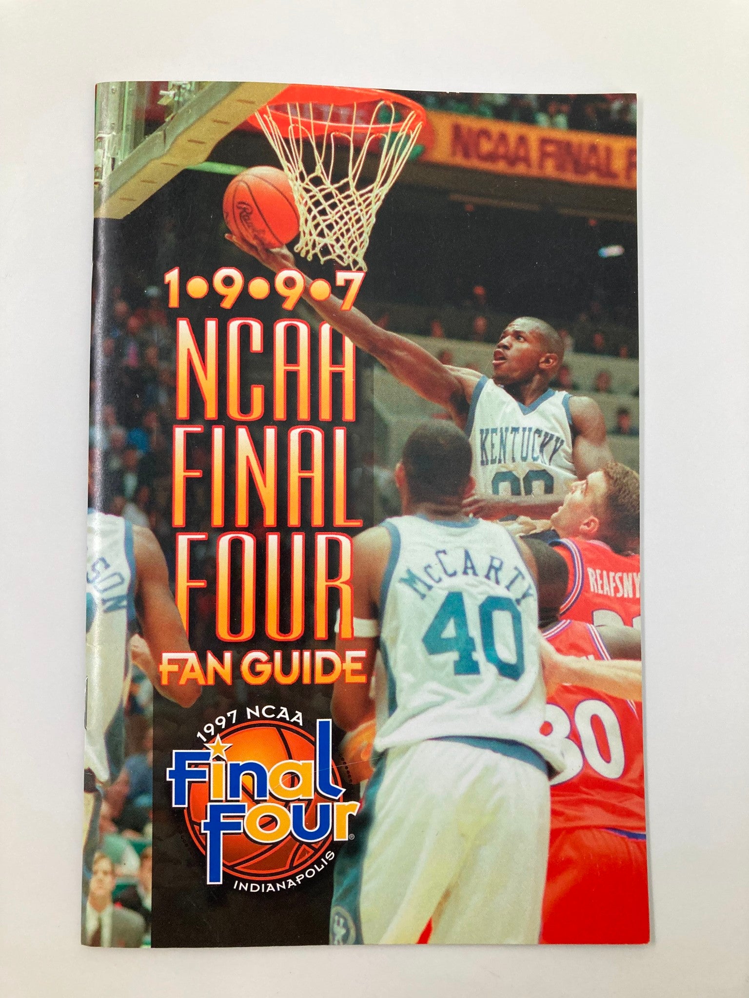 1997 NCAA Final Four Fan Guide Indianapolis Kentucky Wildcats