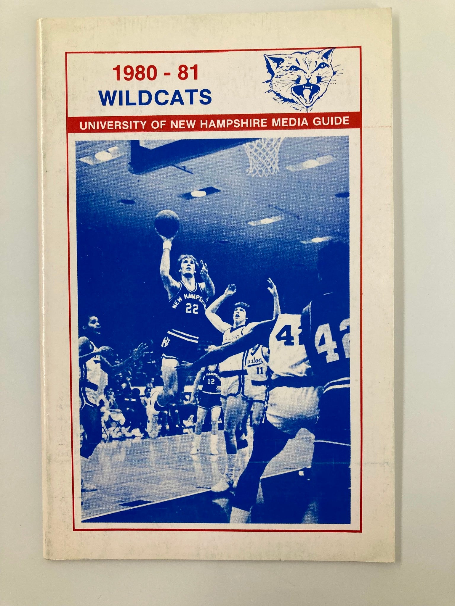 1980-1981 NCAA Basketball New Hampshire Wildcats Media Guide