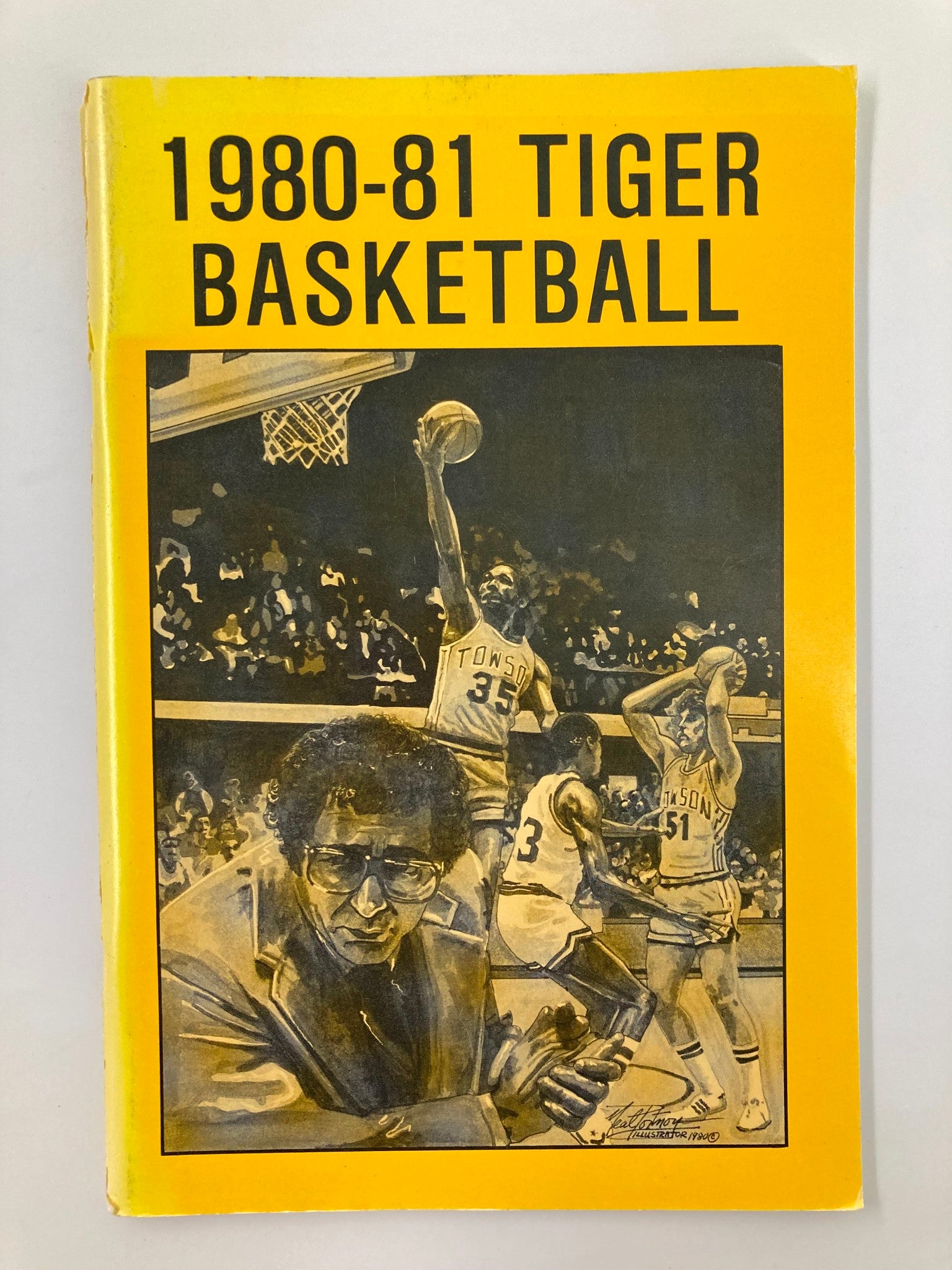 1980-1981 NCAA Basketball Memphis Tigers Official Program