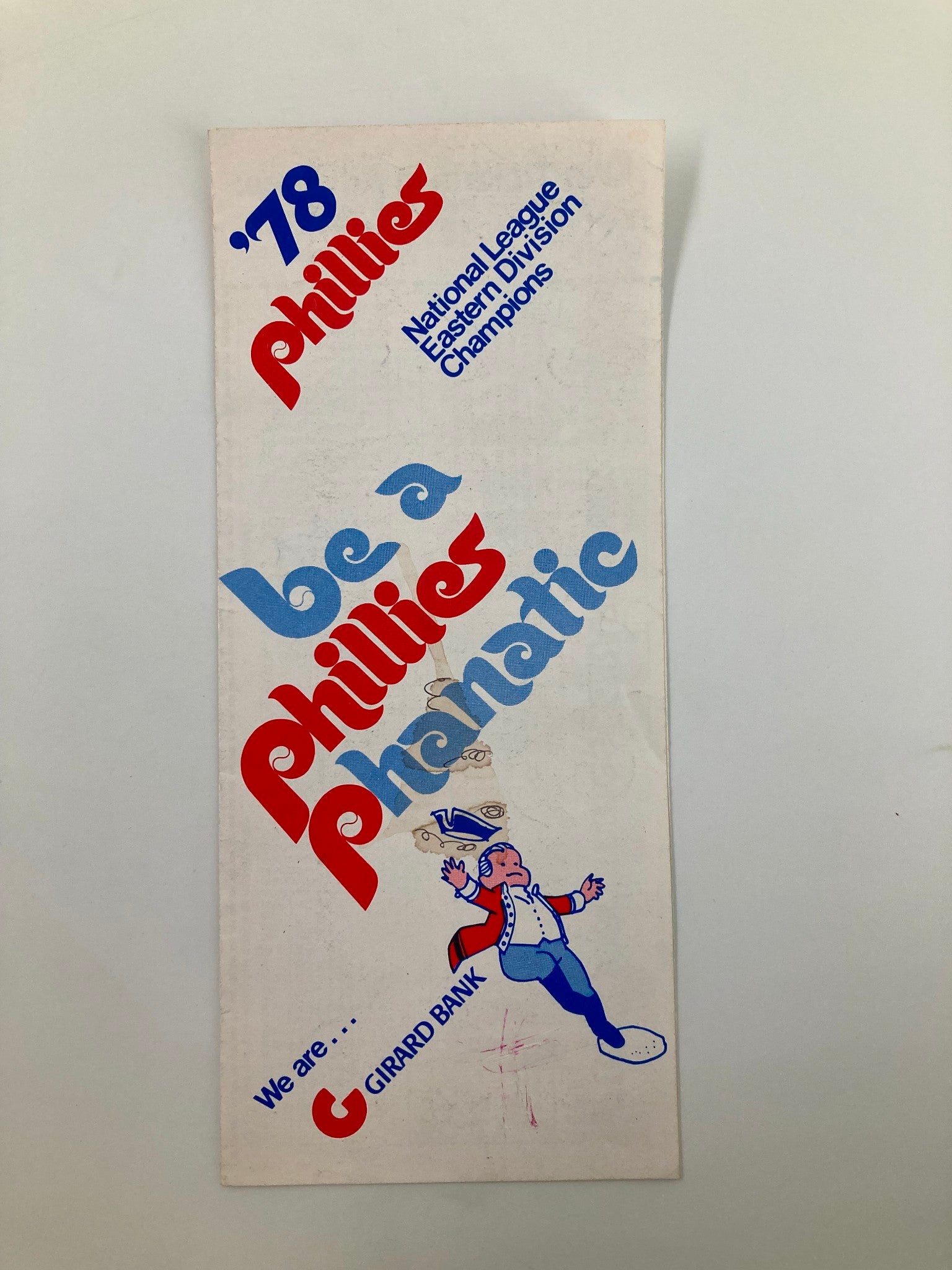 1978 MLB Philadelphia Phillies National League Eastern Division Champions