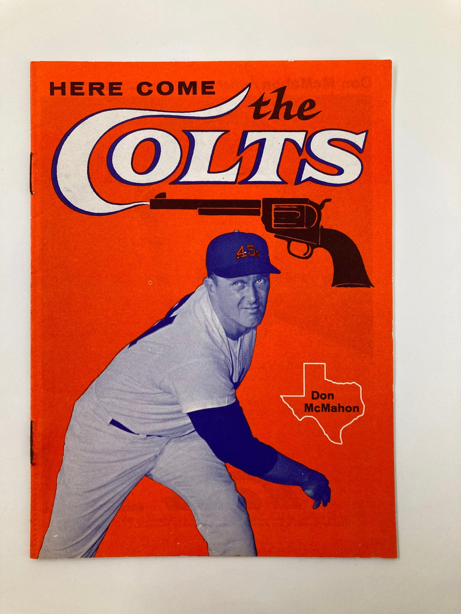 1962 MLB Houston Colt Don McMahon Tight-Spot Specialist VG