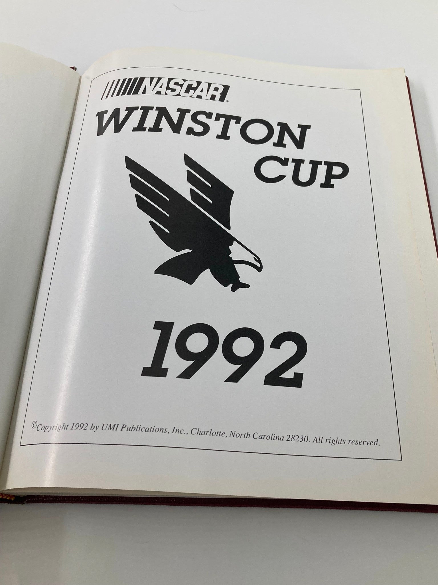 1992 NASCAR Winston Cup Book Richard Petty and Sterling Marlin