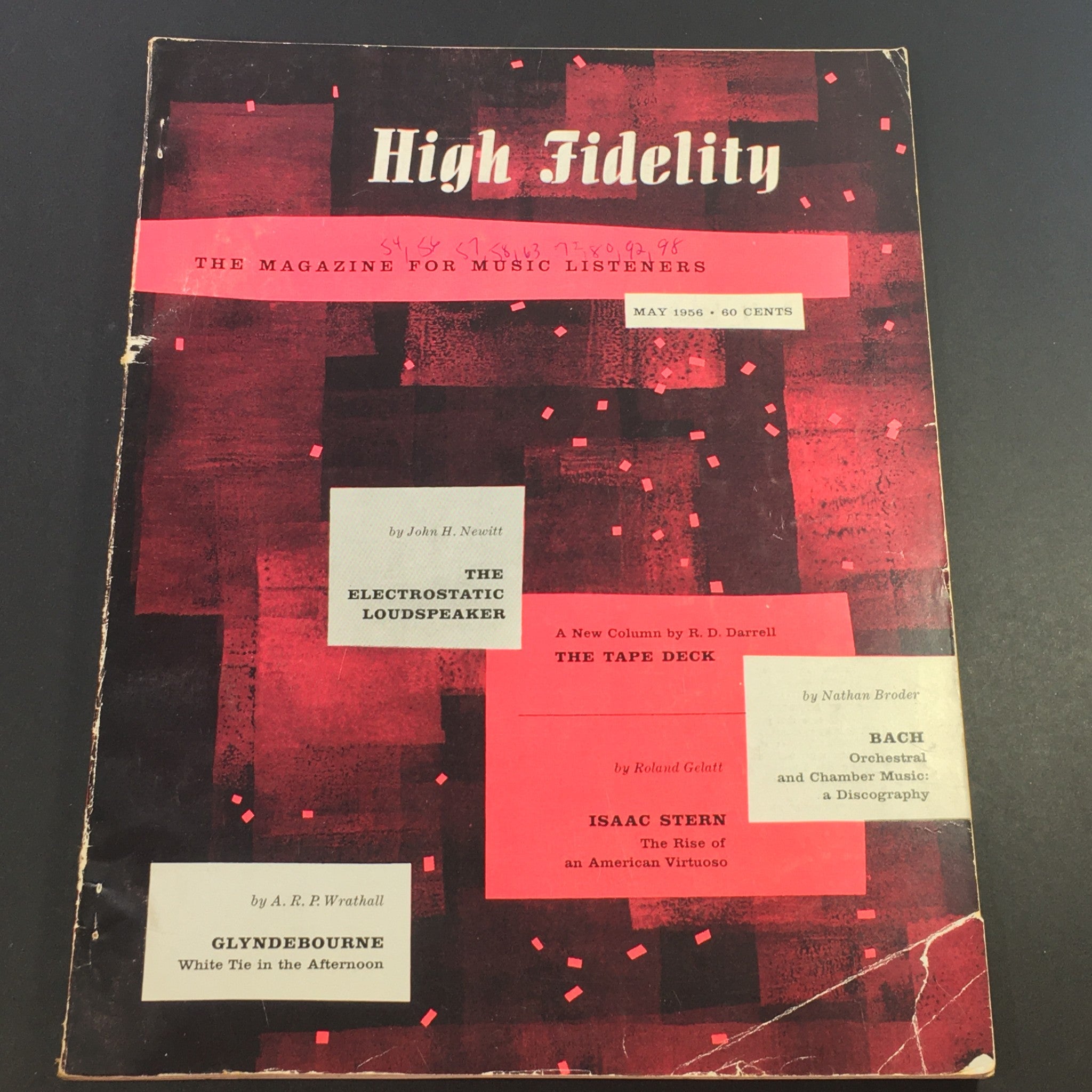 VTG High Fidelity Music Magazine May 1956 - Johann Sebastian Bach Discography