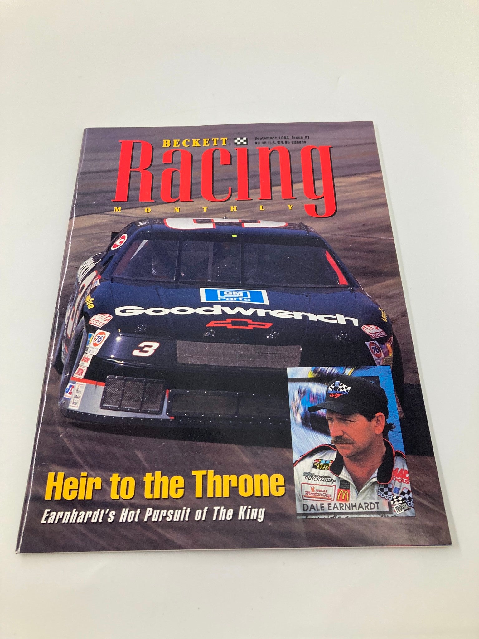 Beckett Racing Monthly Magazine September 1994 Dale Earnhardt No Label VG