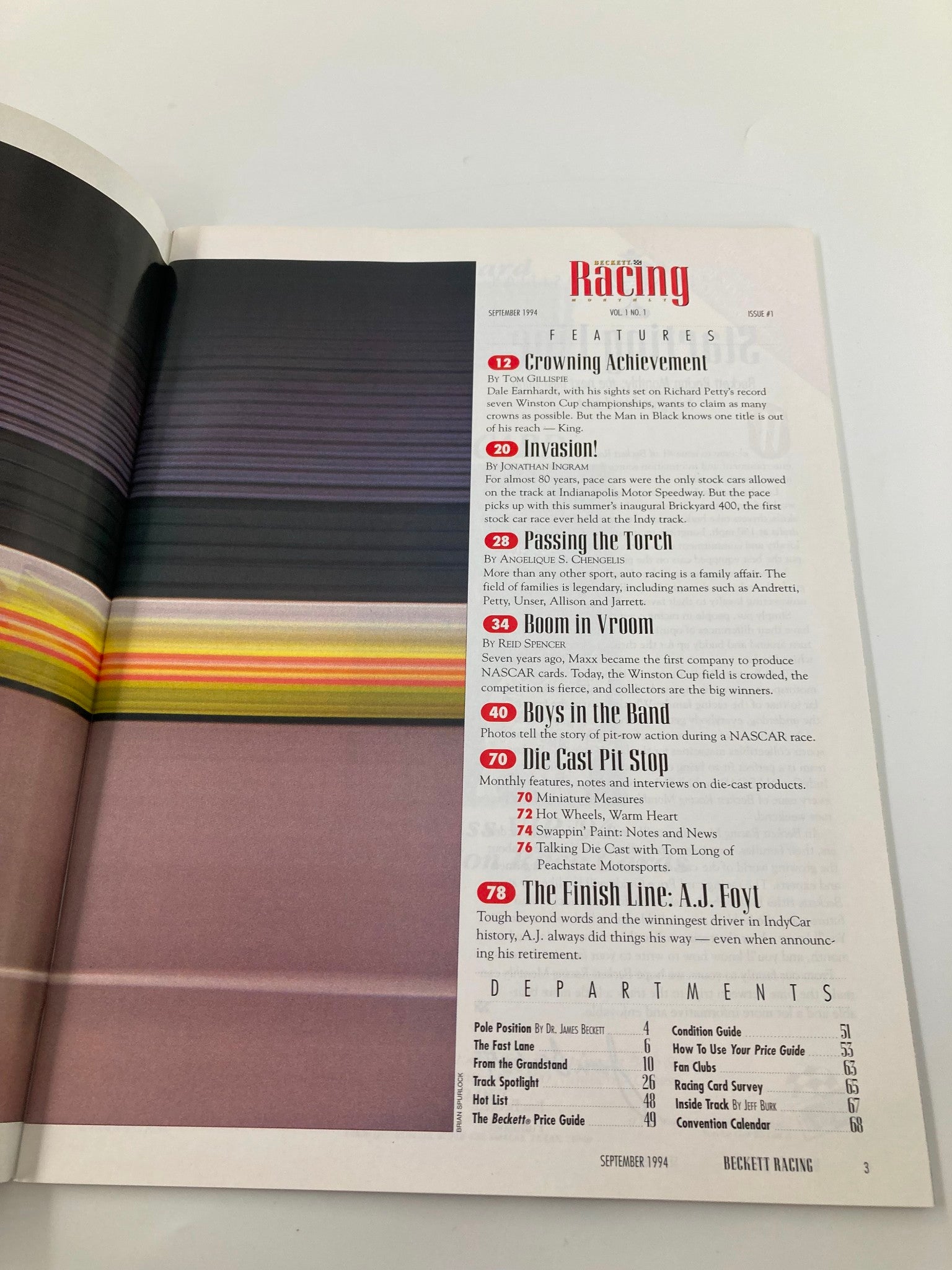 Beckett Racing Monthly Magazine September 1994 Dale Earnhardt No Label