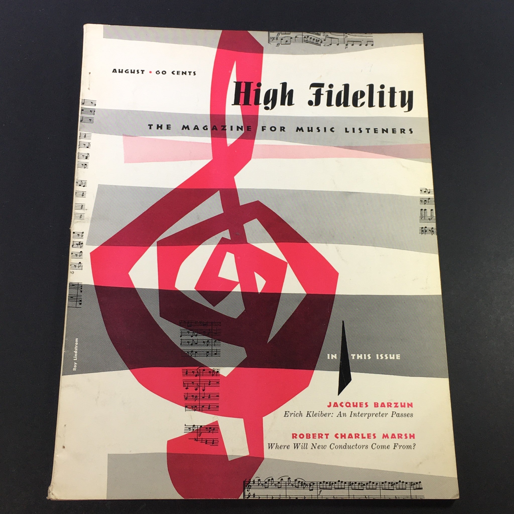 VTG High Fidelity Music Magazine August 1956 - Jacques Barzun / Erich Kleiber