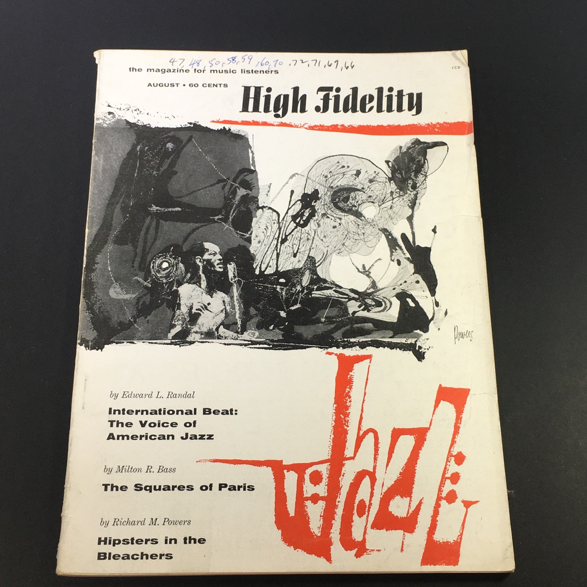 VTG High Fidelity Music Magazine August 1958 - The Voice of American Jazz