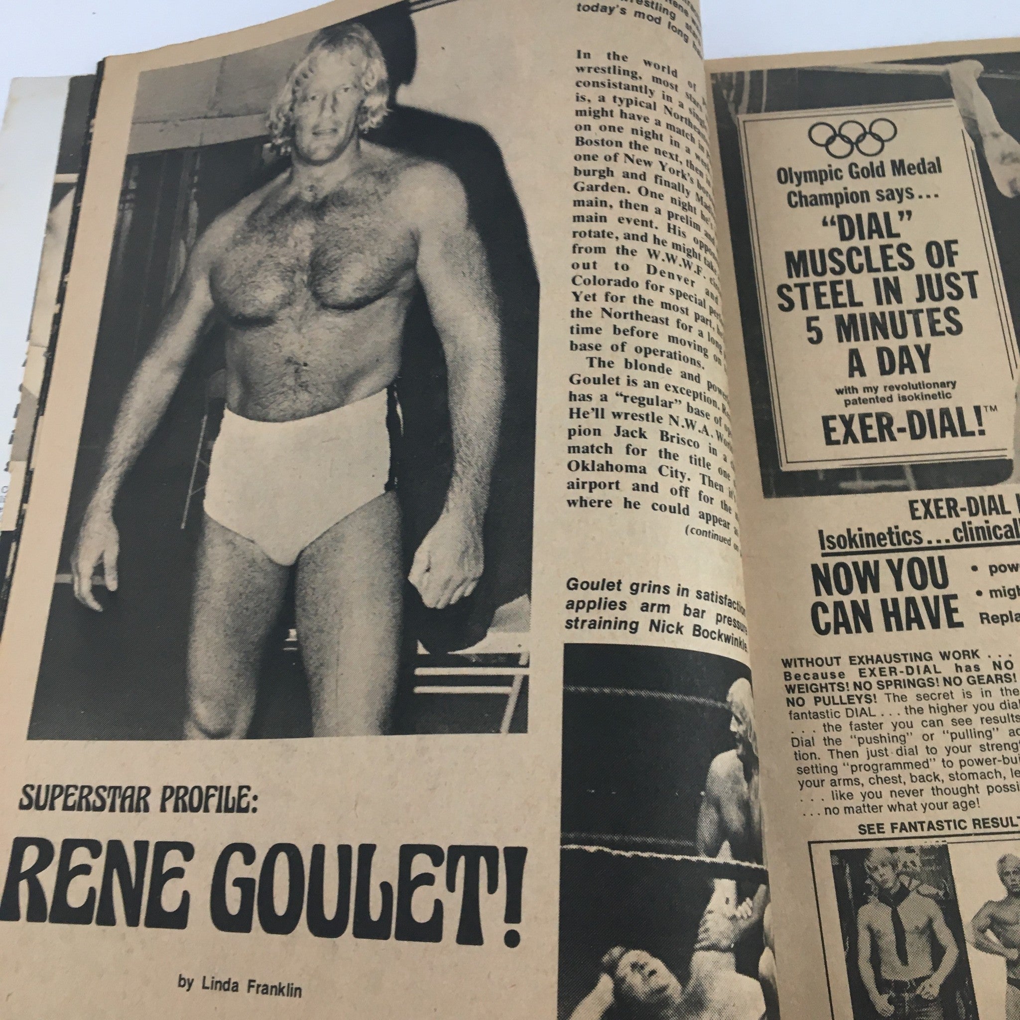 Complete Wrestling Roundup October 1974 Pampero Firpo & Nick DeCarco, No Label