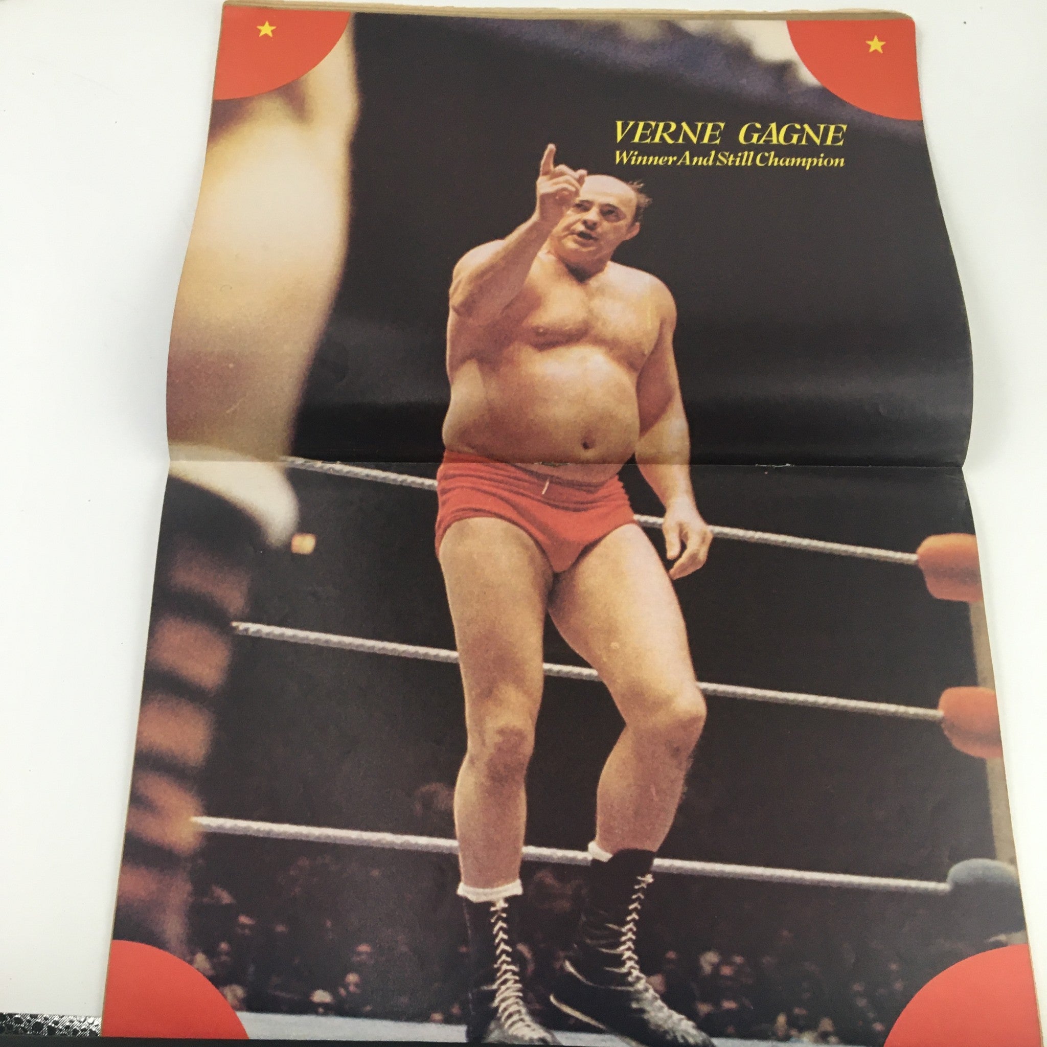 Wrestling World Magazine June 1973 Dick The Bruiser, w Poster No Label