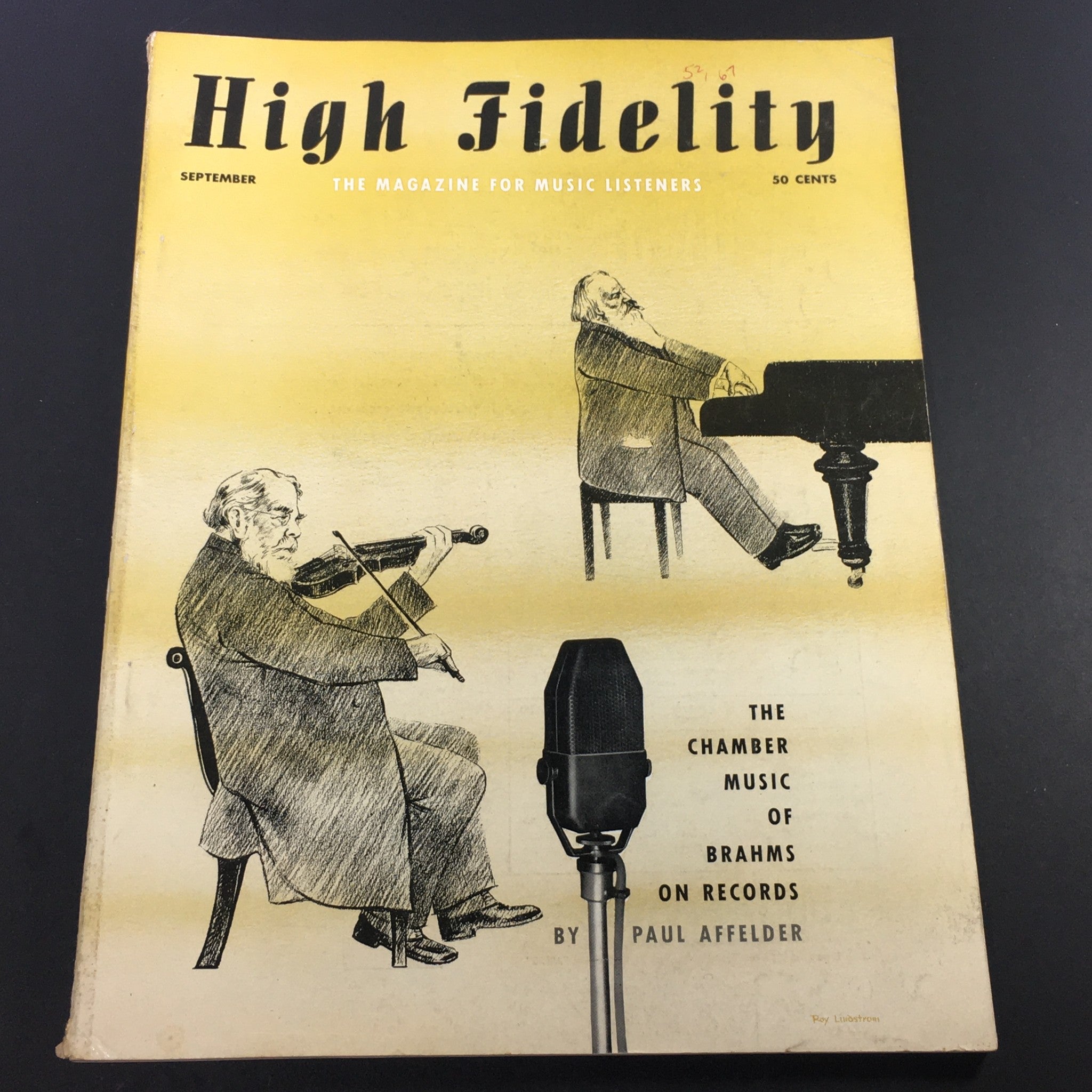 VTG High Fidelity Music Magazine September 1954 - Johannes Brahms Chamber Music