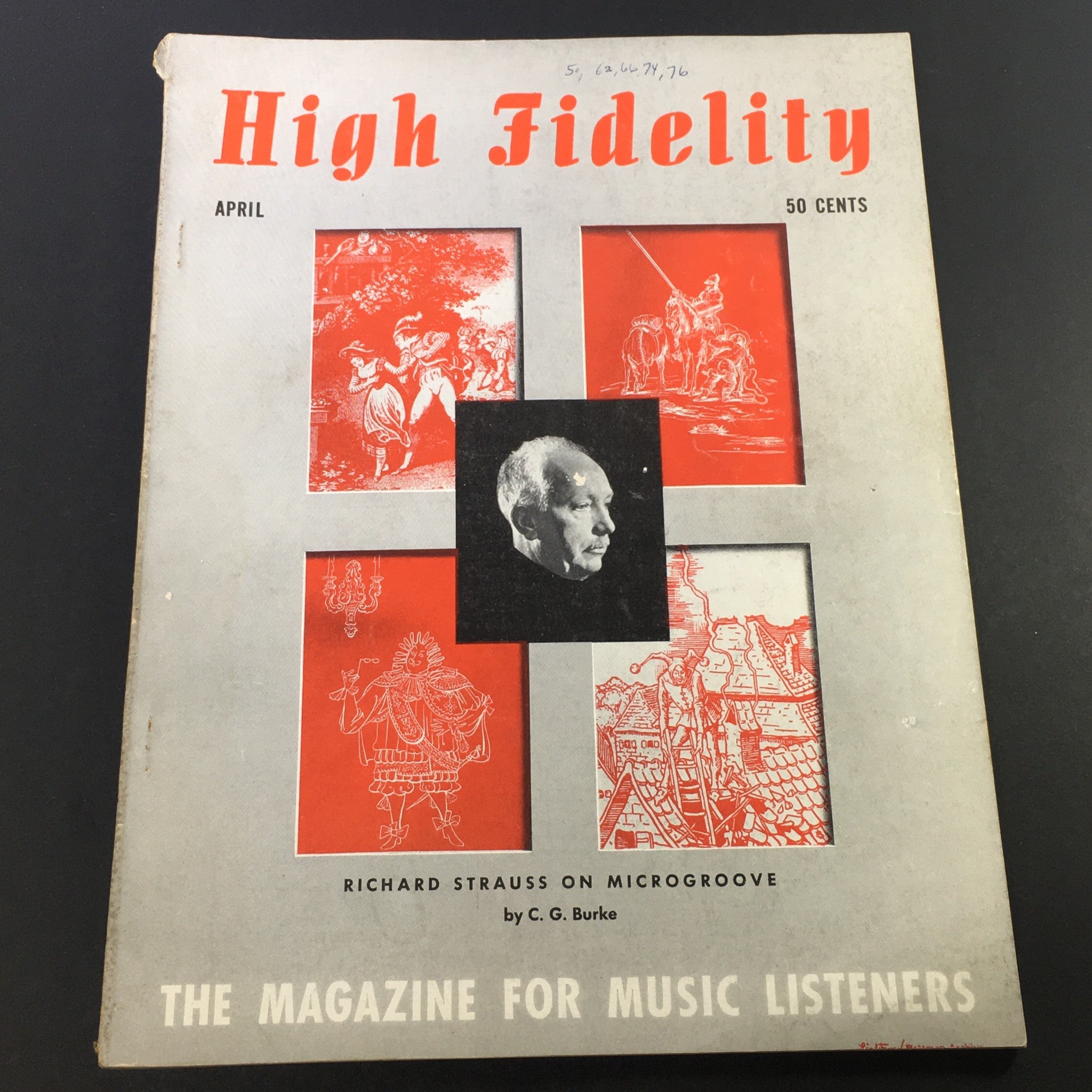 VTG High Fidelity Music Magazine April 1954 - Richard Strauss on Microgroove