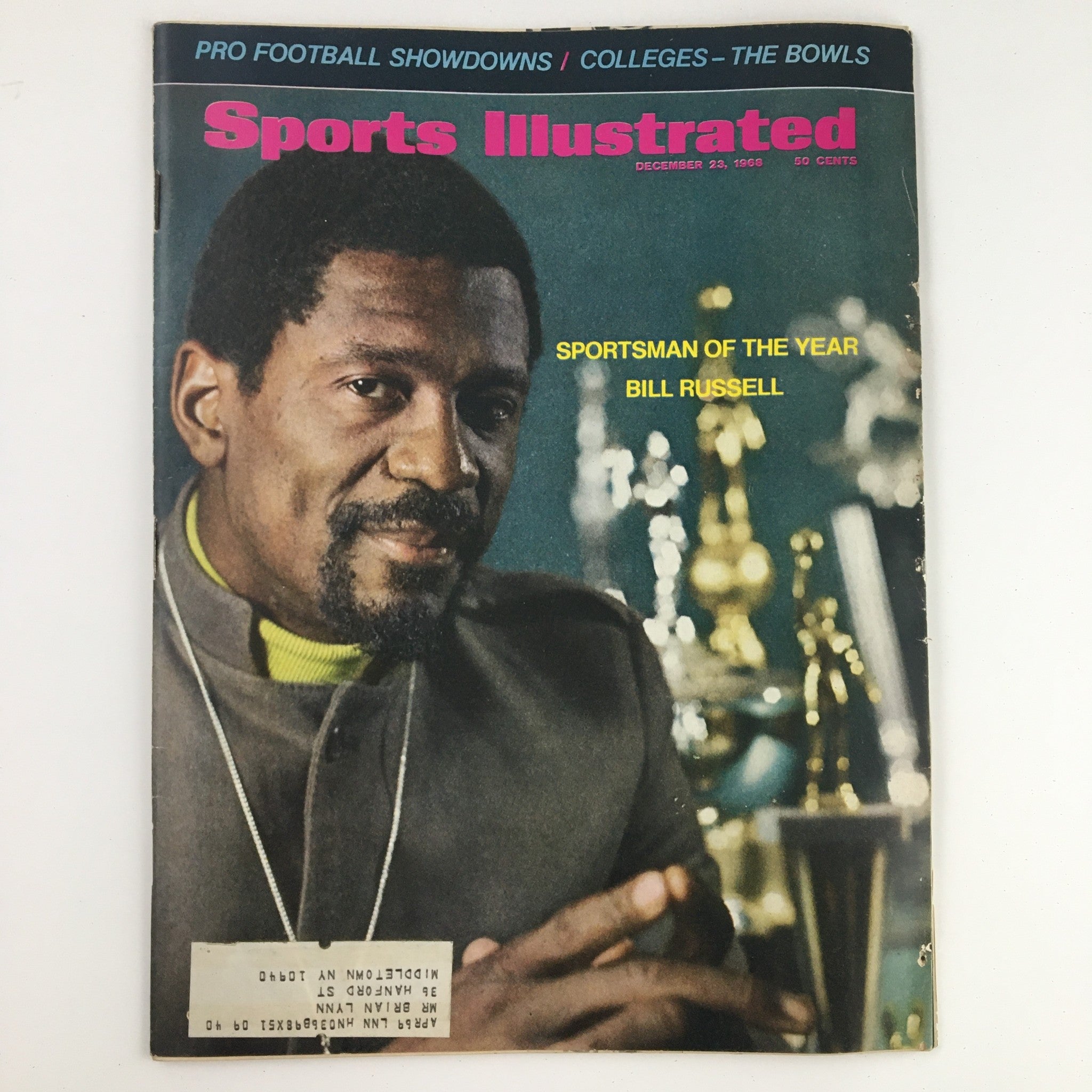 Sports Illustrated Magazine December 23 1968 Bill Russell Sportsman of the Year