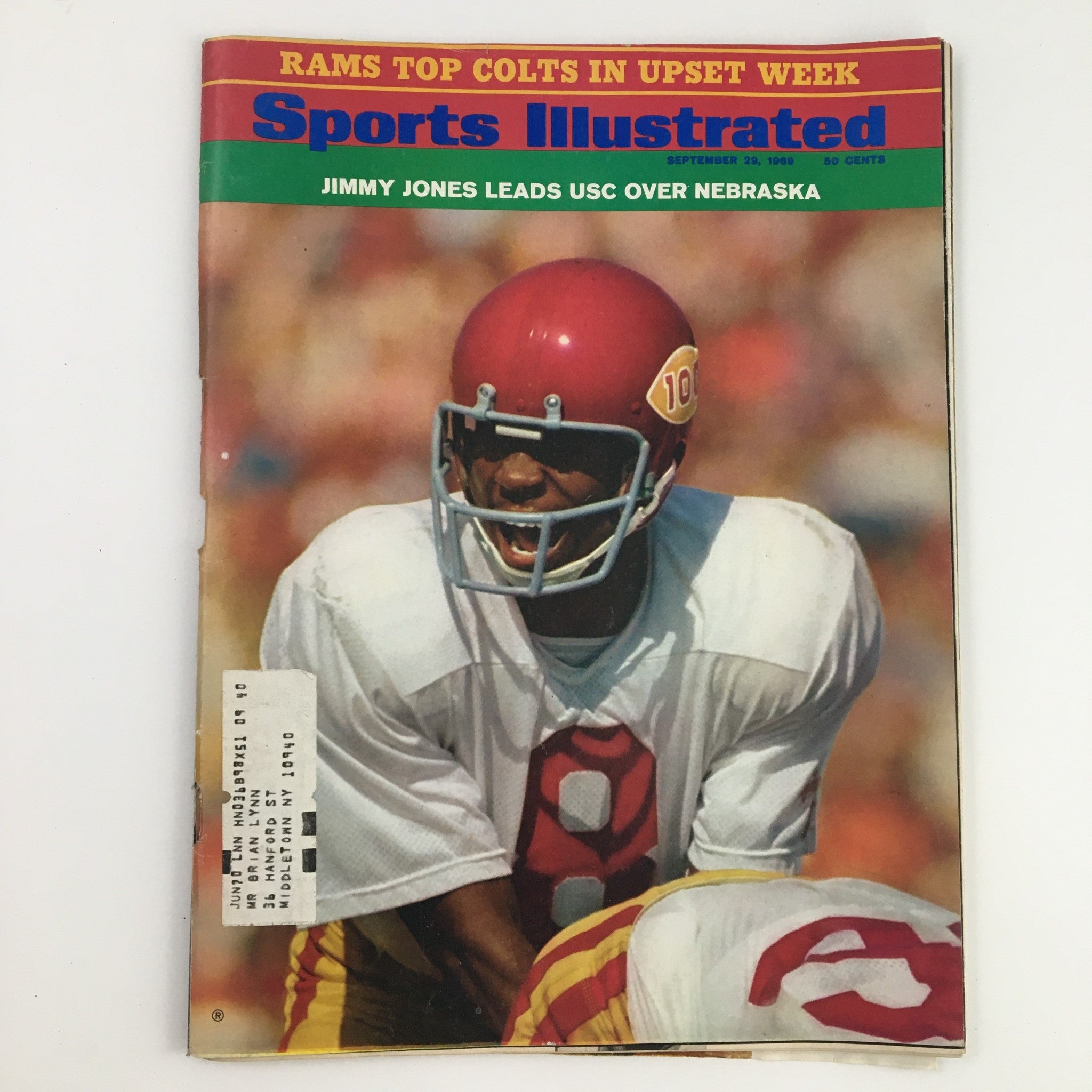 Sports Illustrated Magazine September 29 1969 Jimmy Jones Lead USC Over Nebraska