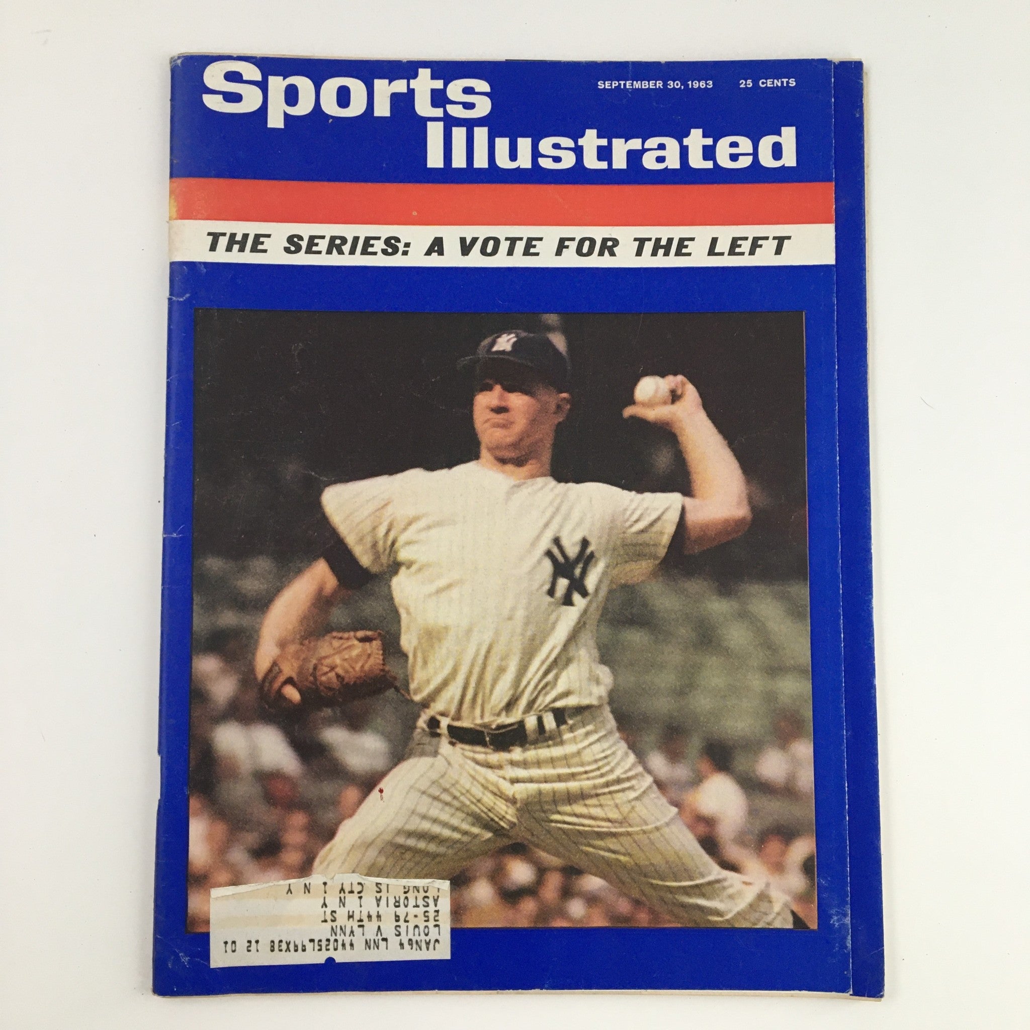 Sports Illustrated Magazine September 30 1963 The Series A Vote For The Left