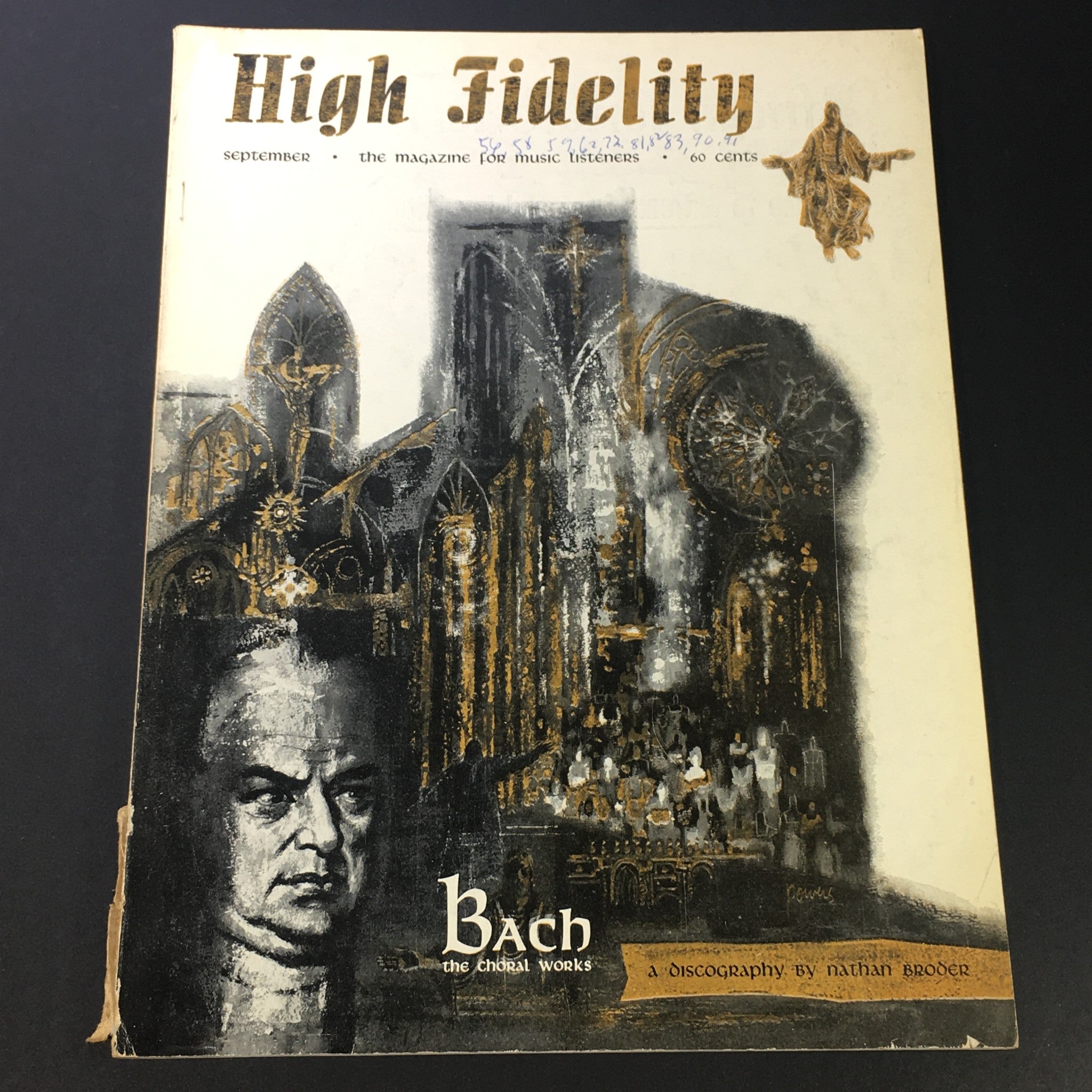 VTG High Fidelity Music Magazine September 1955 - Johann Sebastian Bach Works