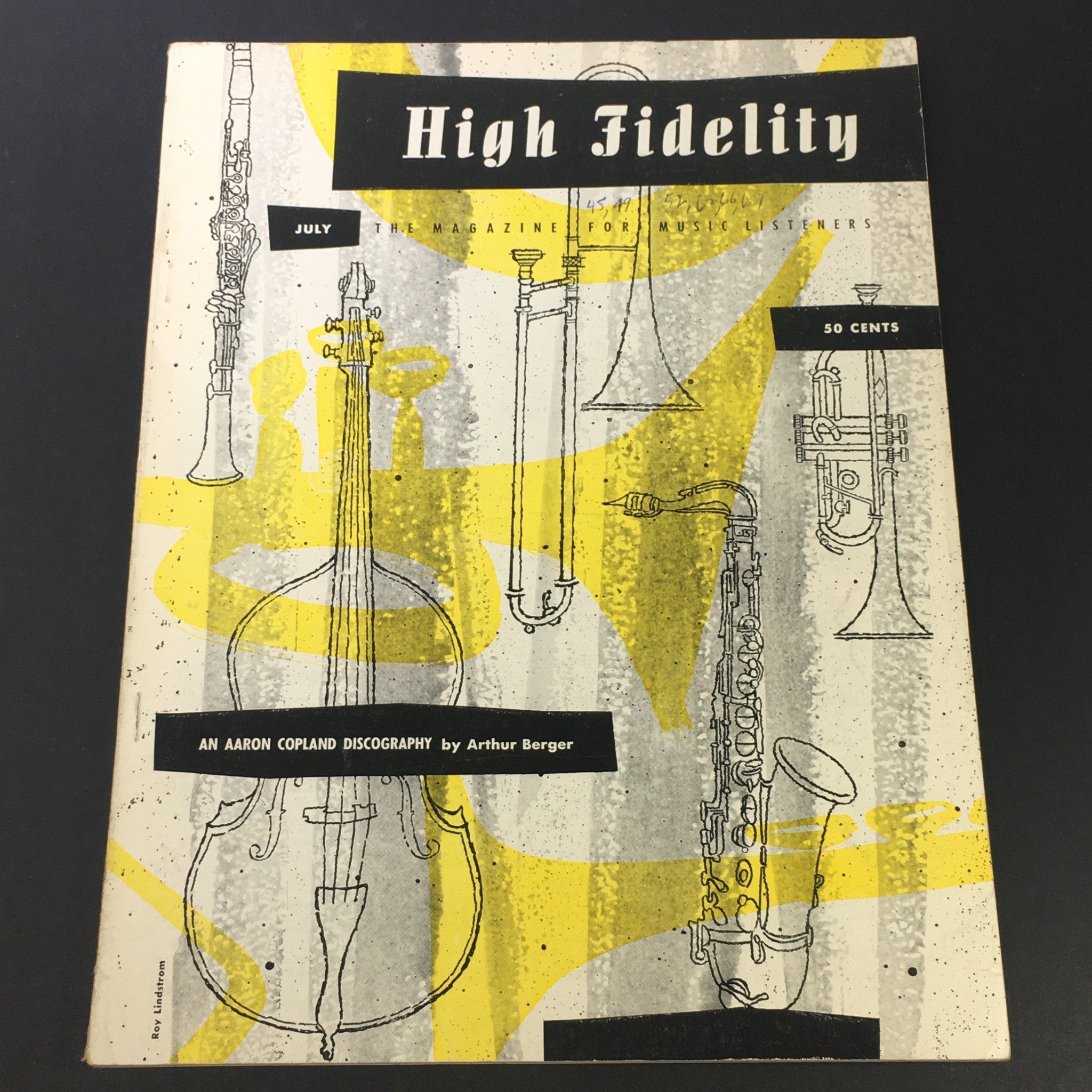 VTG High Fidelity Music Magazine July 1955 - Aaron Copland Discography