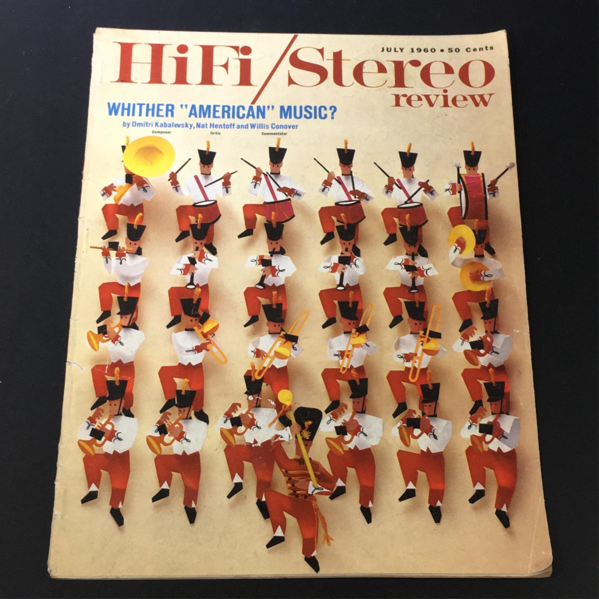 VTG HiFi Stereo Review Magazine July 1960 - Whither "American" Music / Newsstand