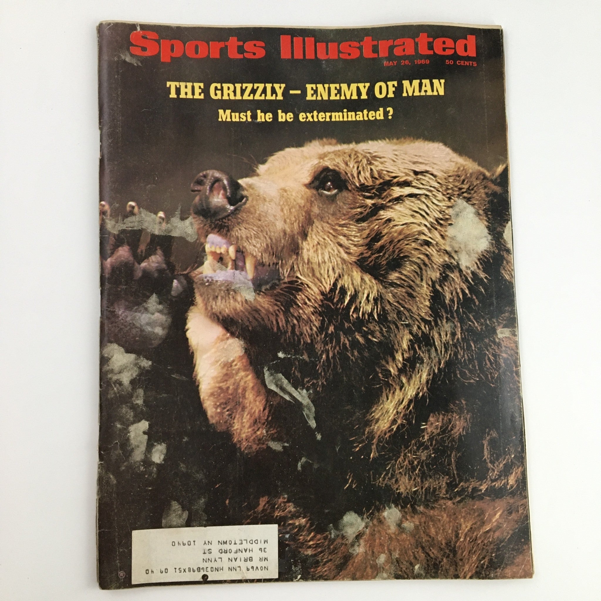 Sports Illustrated Magazine May 26 1969 The Grizzly - Enemy of Man