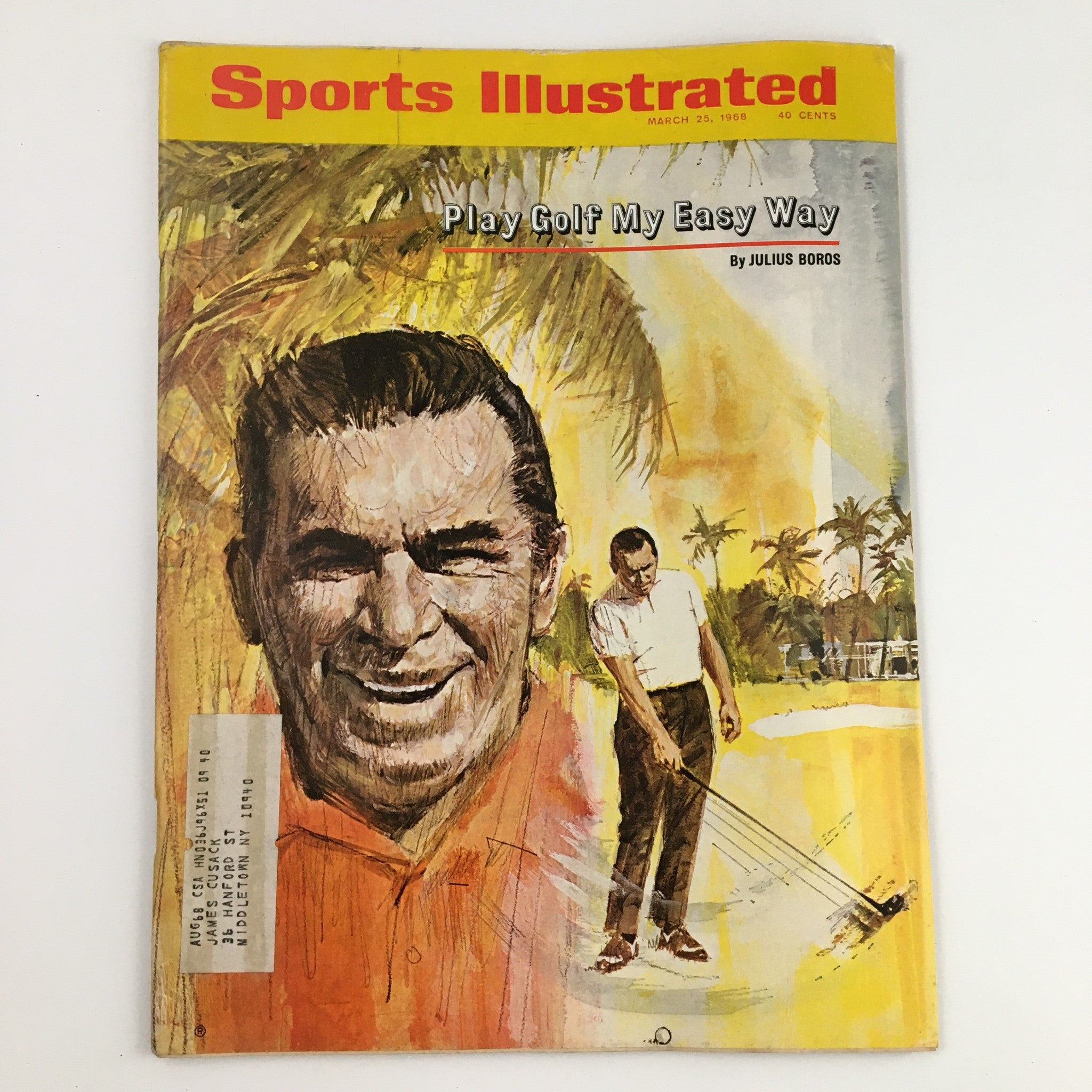 Sports Illustrated Magazine March 25 1968 Play Golf My Easy Way by Julius Boros