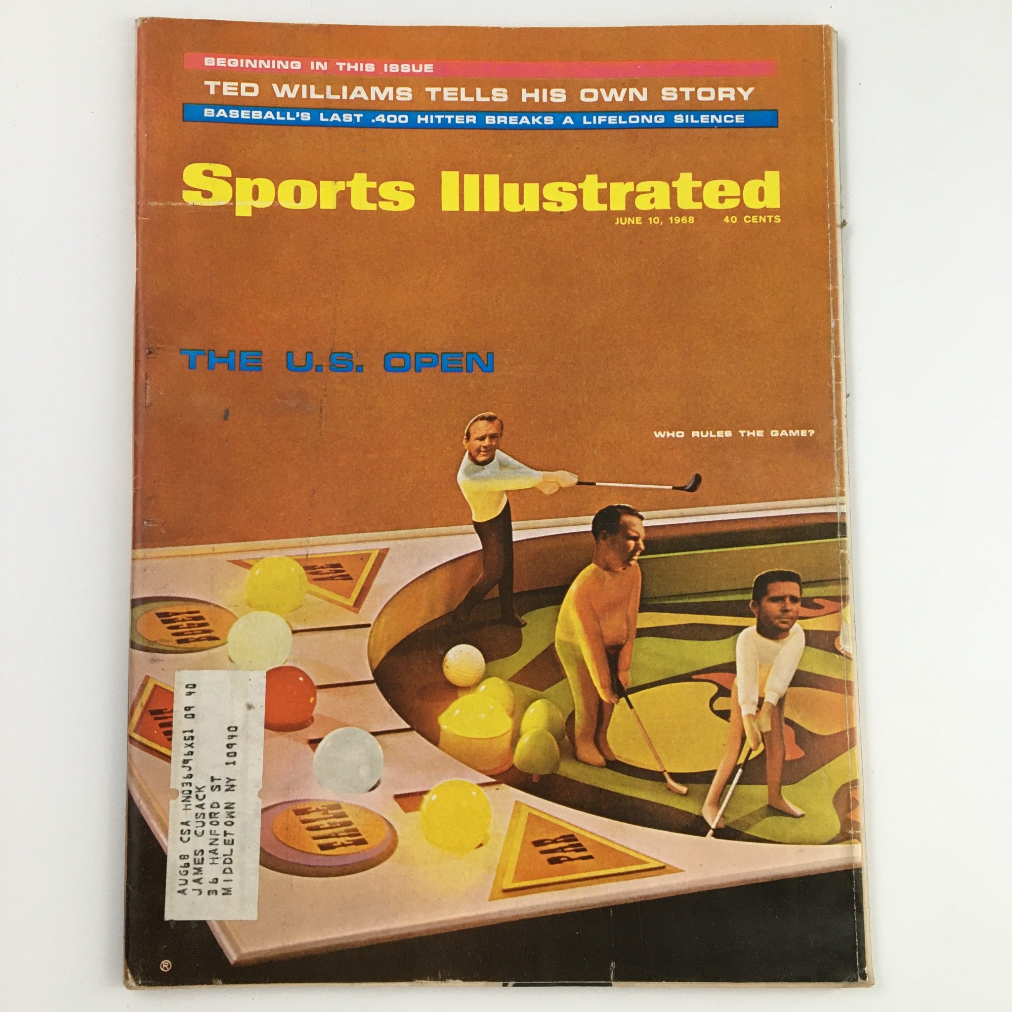 Sports Illustrated Magazine June 10 1968 Ted Williams Tells His Own Story