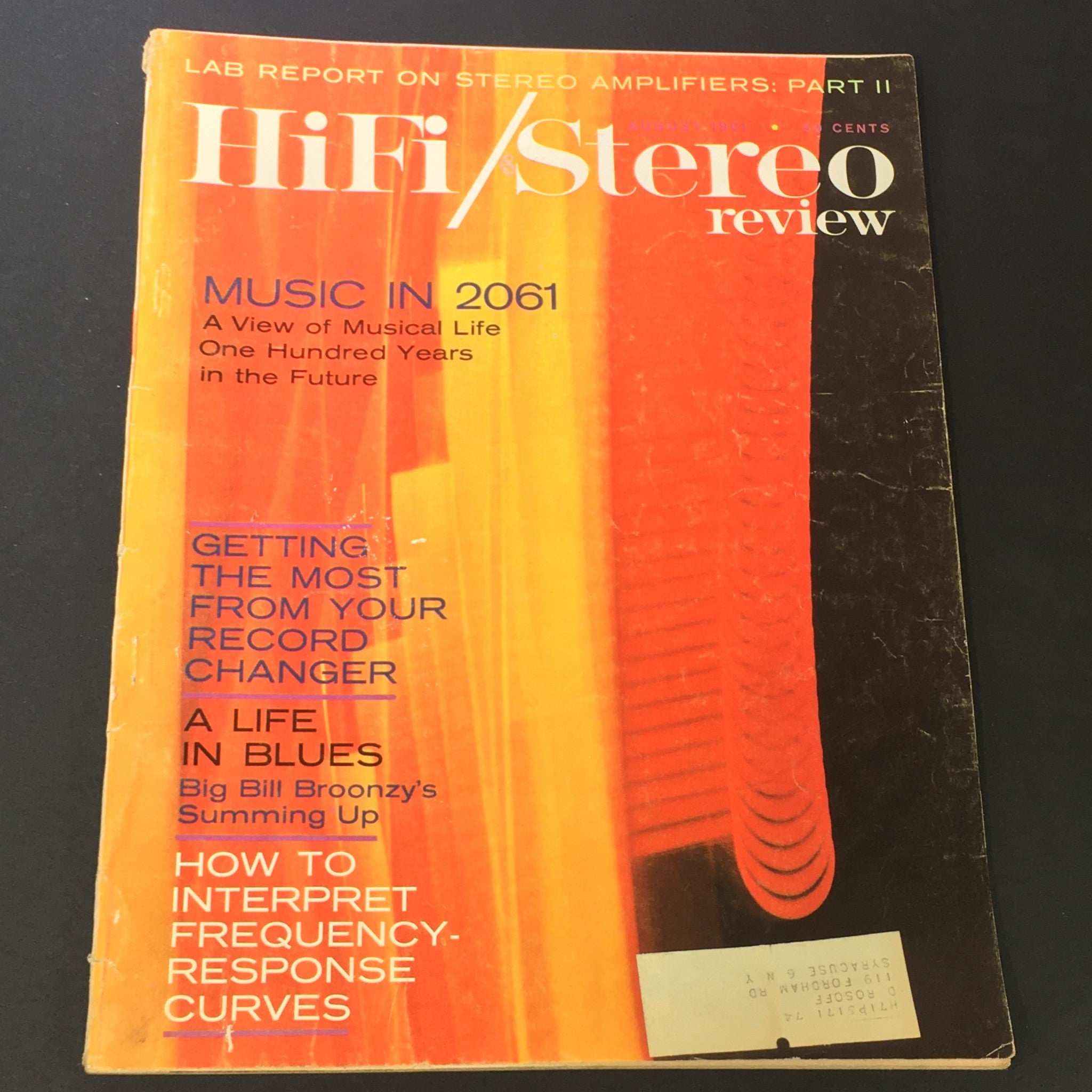 VTG HiFi Stereo Review Magazine August 1961 - Music in 2061 View of Musical Life