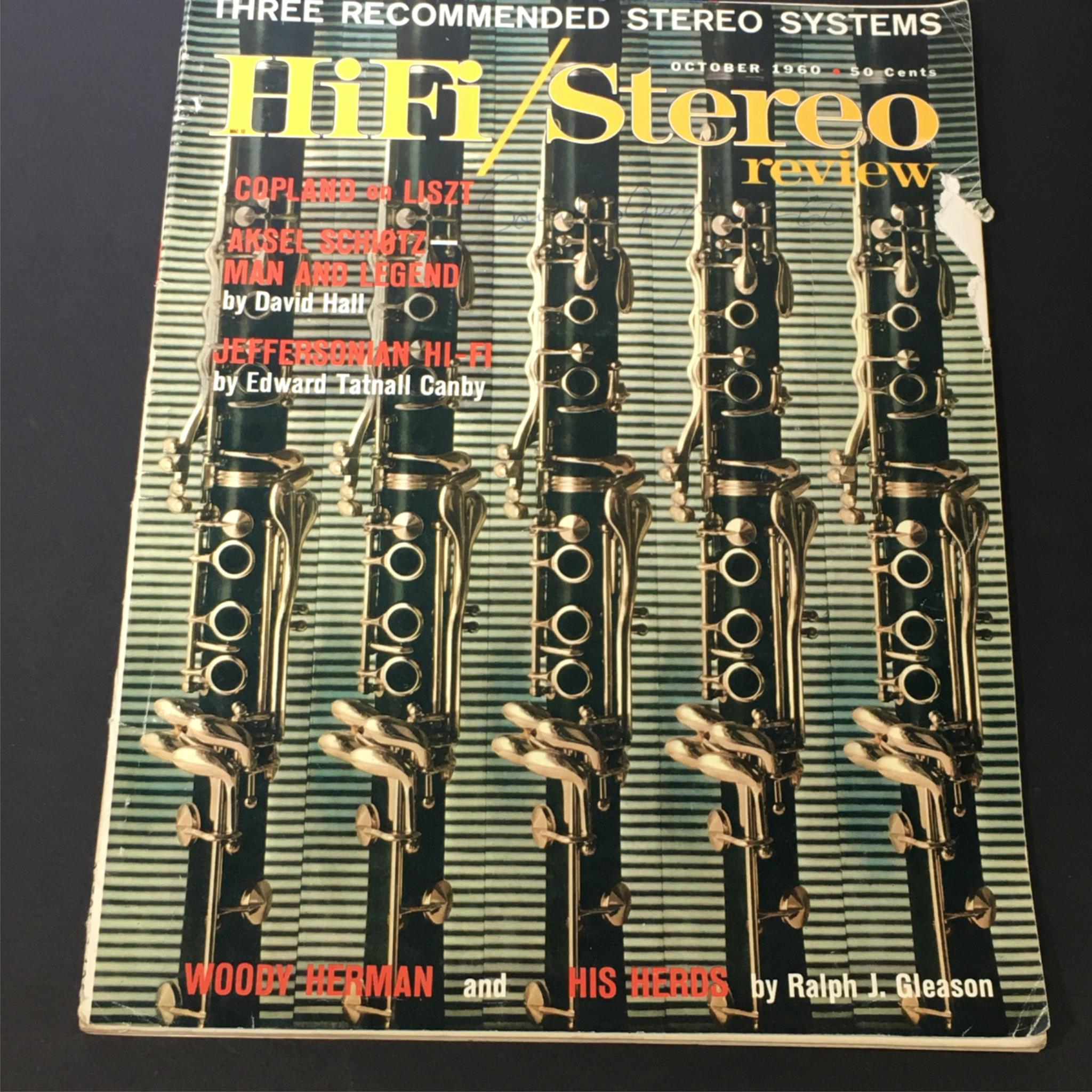 VTG HiFi Stereo Review Magazine October 1960 - Woody Herman by Ralph J. Gleason