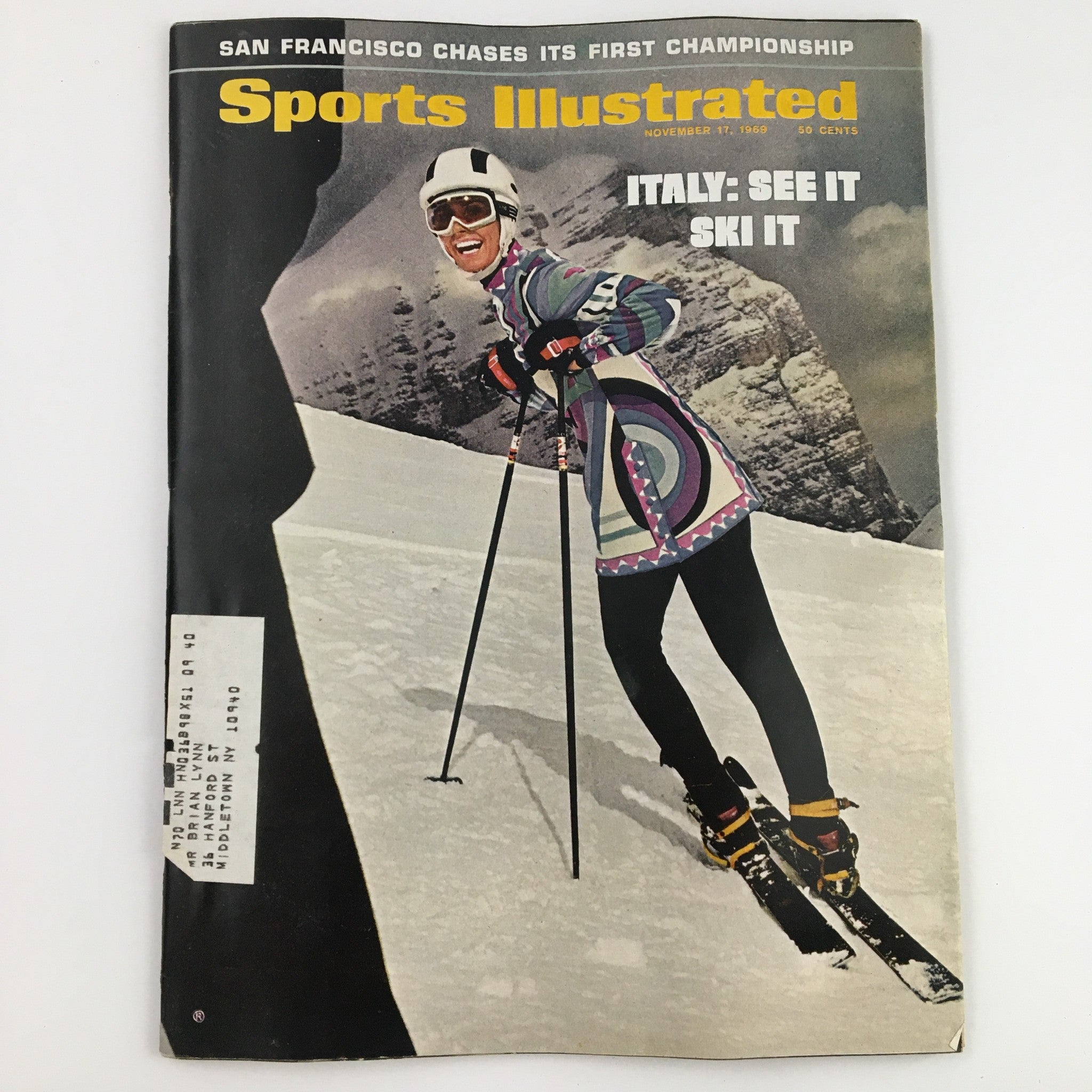 Sports Illustrated Magazine November 17 1969 San Francisco Chases Championship