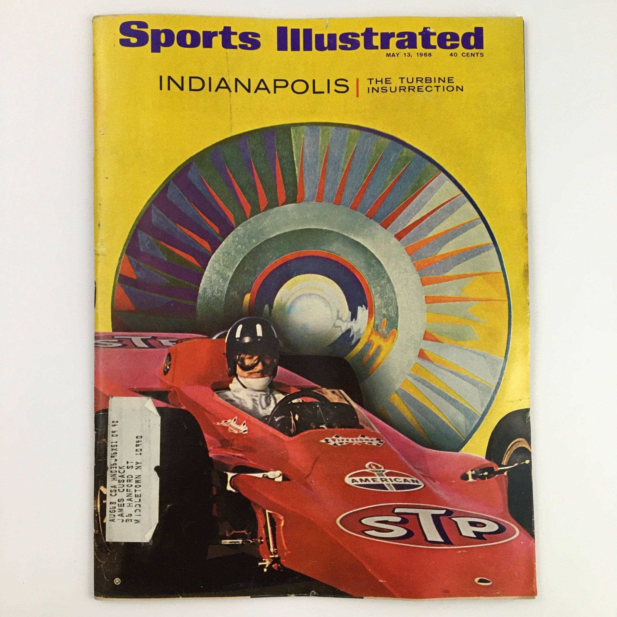 Sports Illustrated Magazine May 13 1968 Indianapolis The Turbine Insurrection