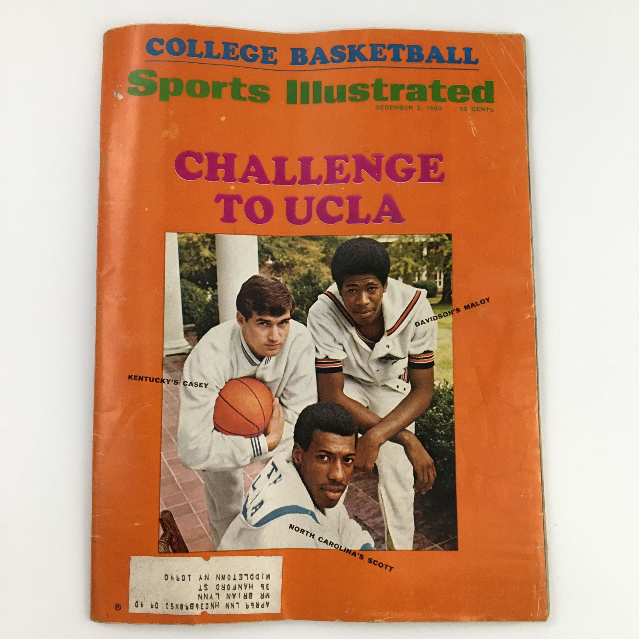 Sports Illustrated Magazine December 2 1968 Casey, Maloy & Scott to UCLA