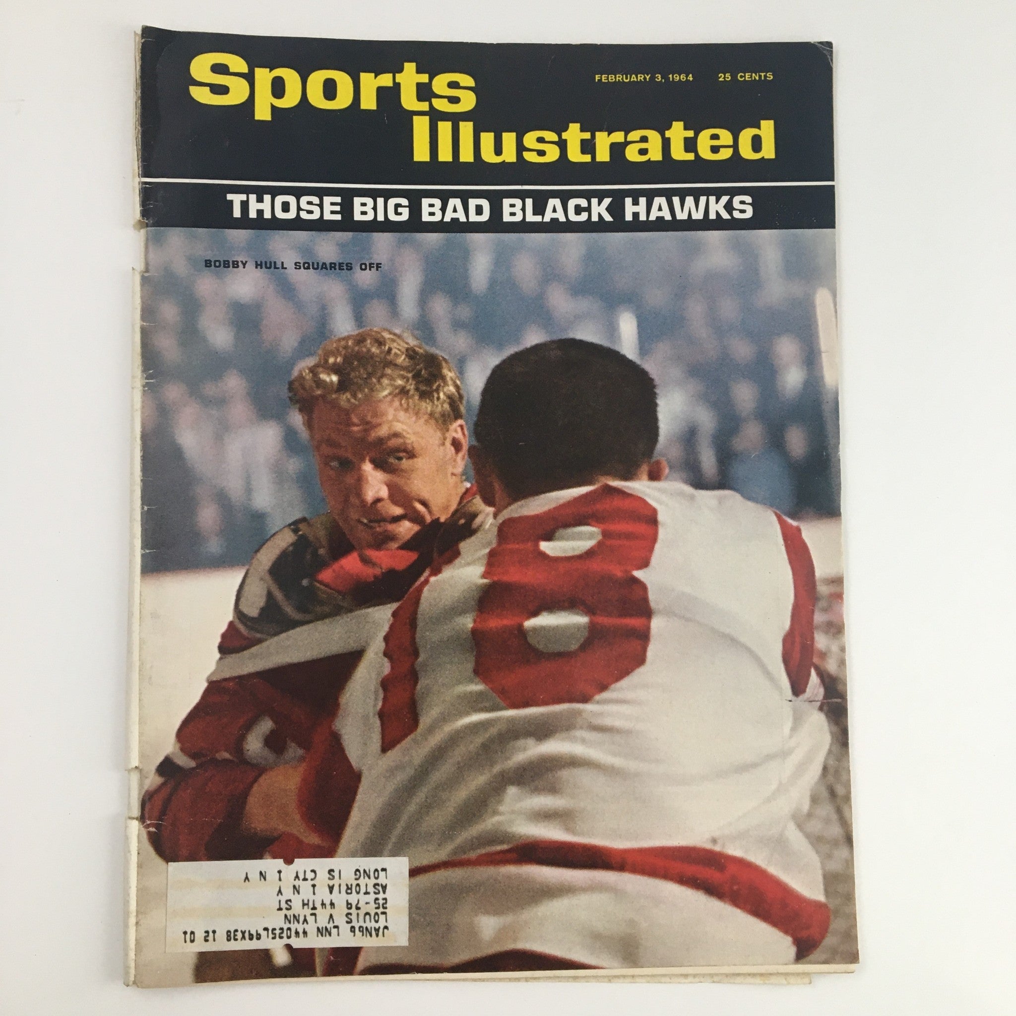 Sports Illustrated Magazine February 3 1964 Bobby Hull Squares Off Black Hawks