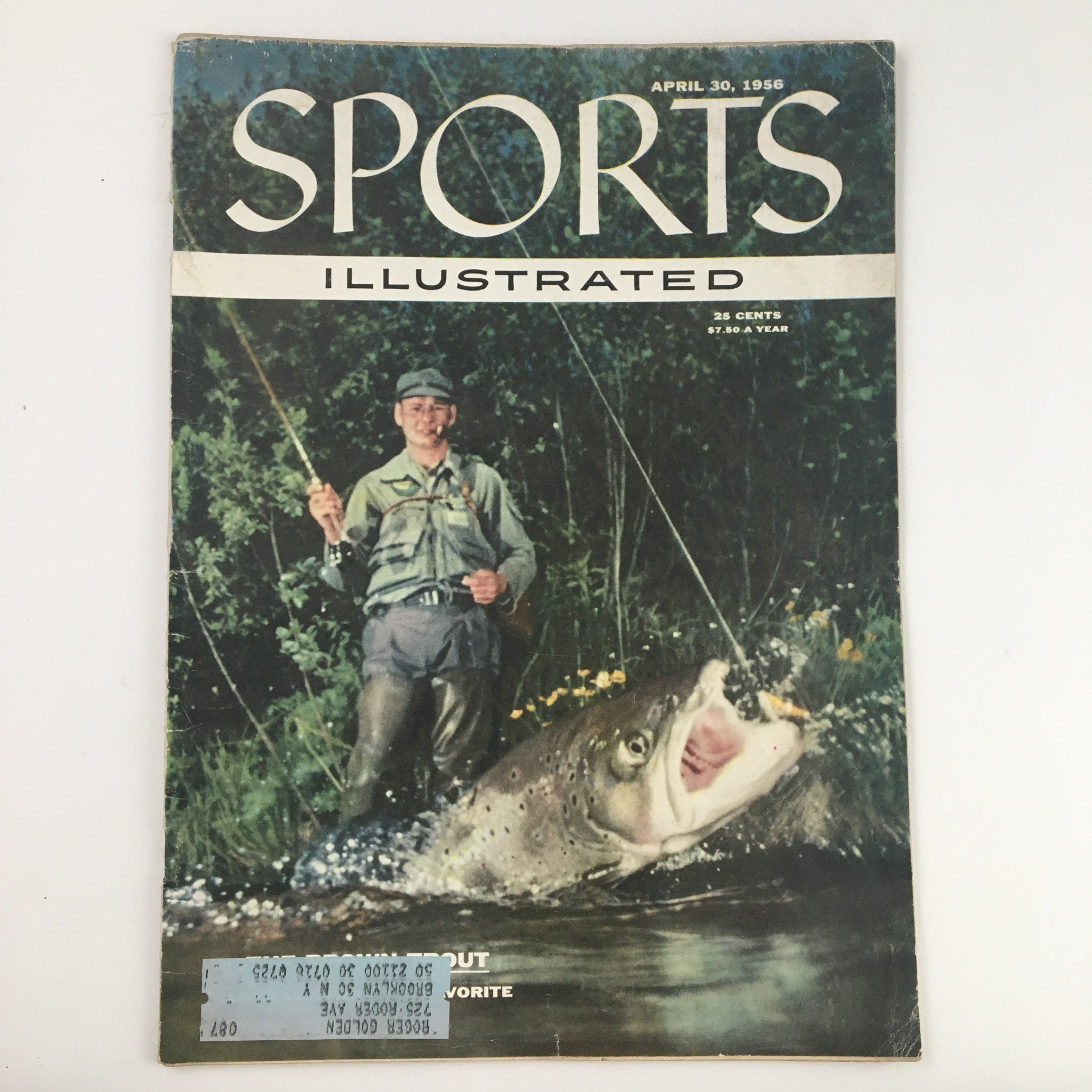 Sports Illustrated Magazine April 30 1956 The Brown Trout by Wallace Kirkland