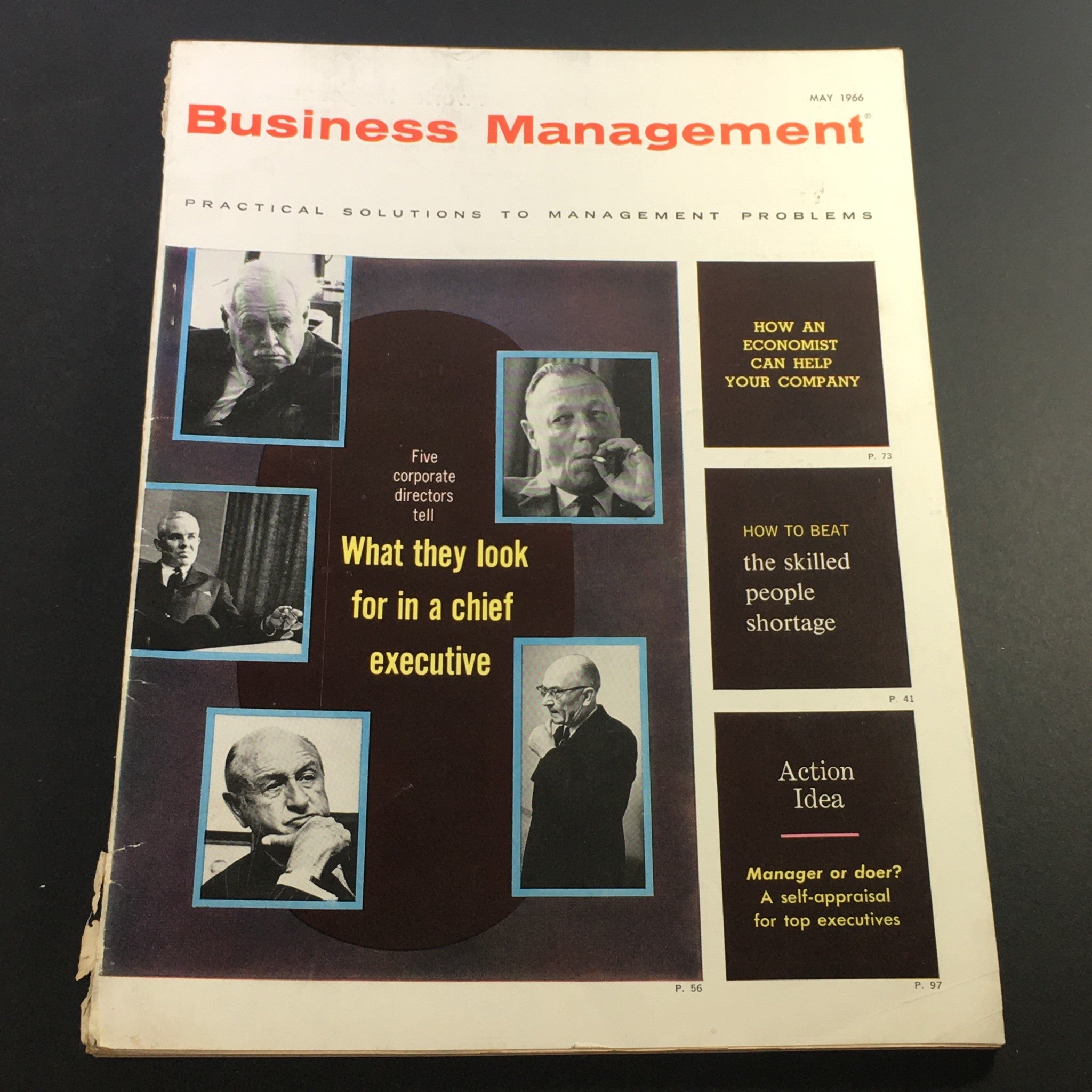 VTG Business Management Magazine May 1966 - Economist Can Help Your Company