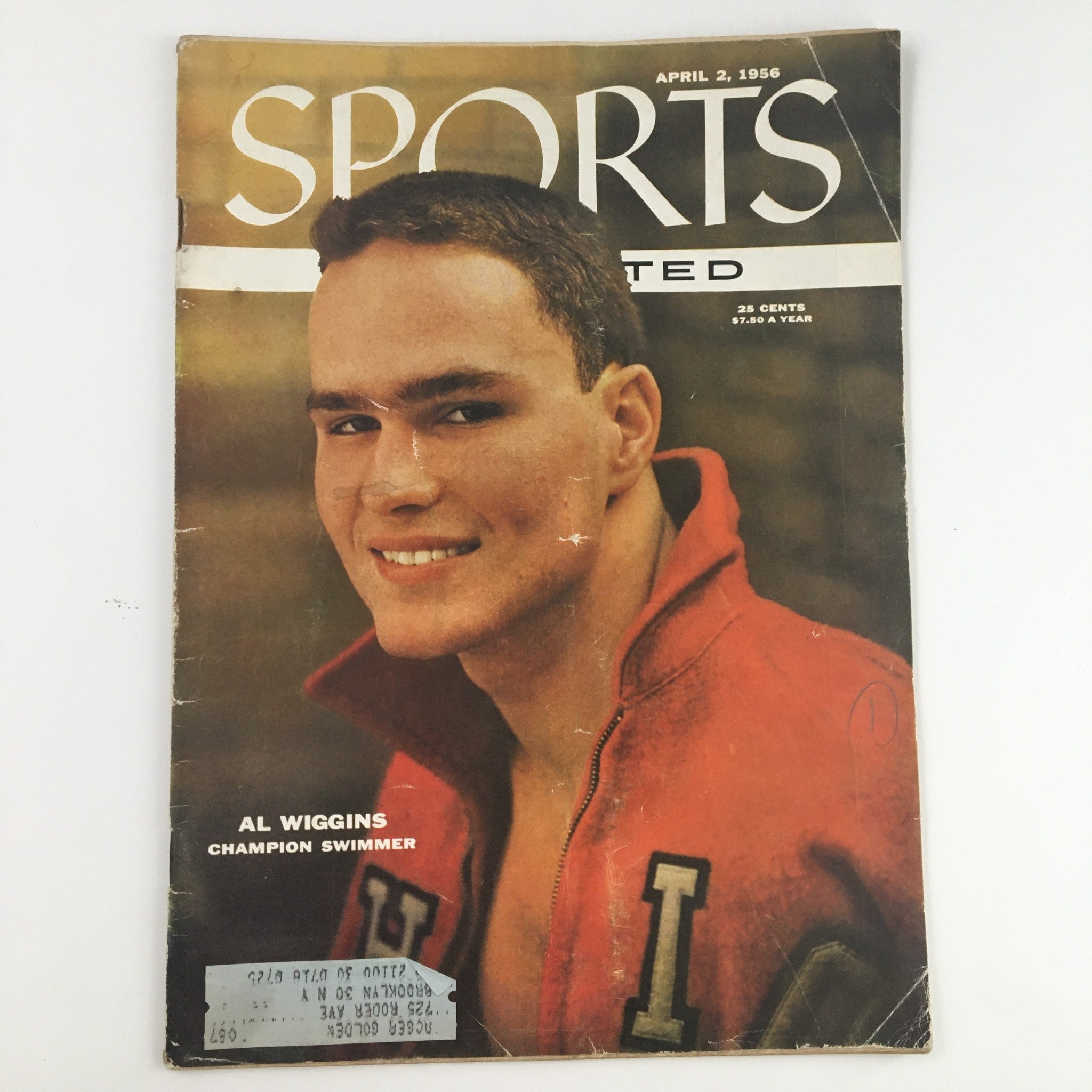 Sports Illustrated Magazine April 2 1956 Al Wiggins, A Champion Swimmer