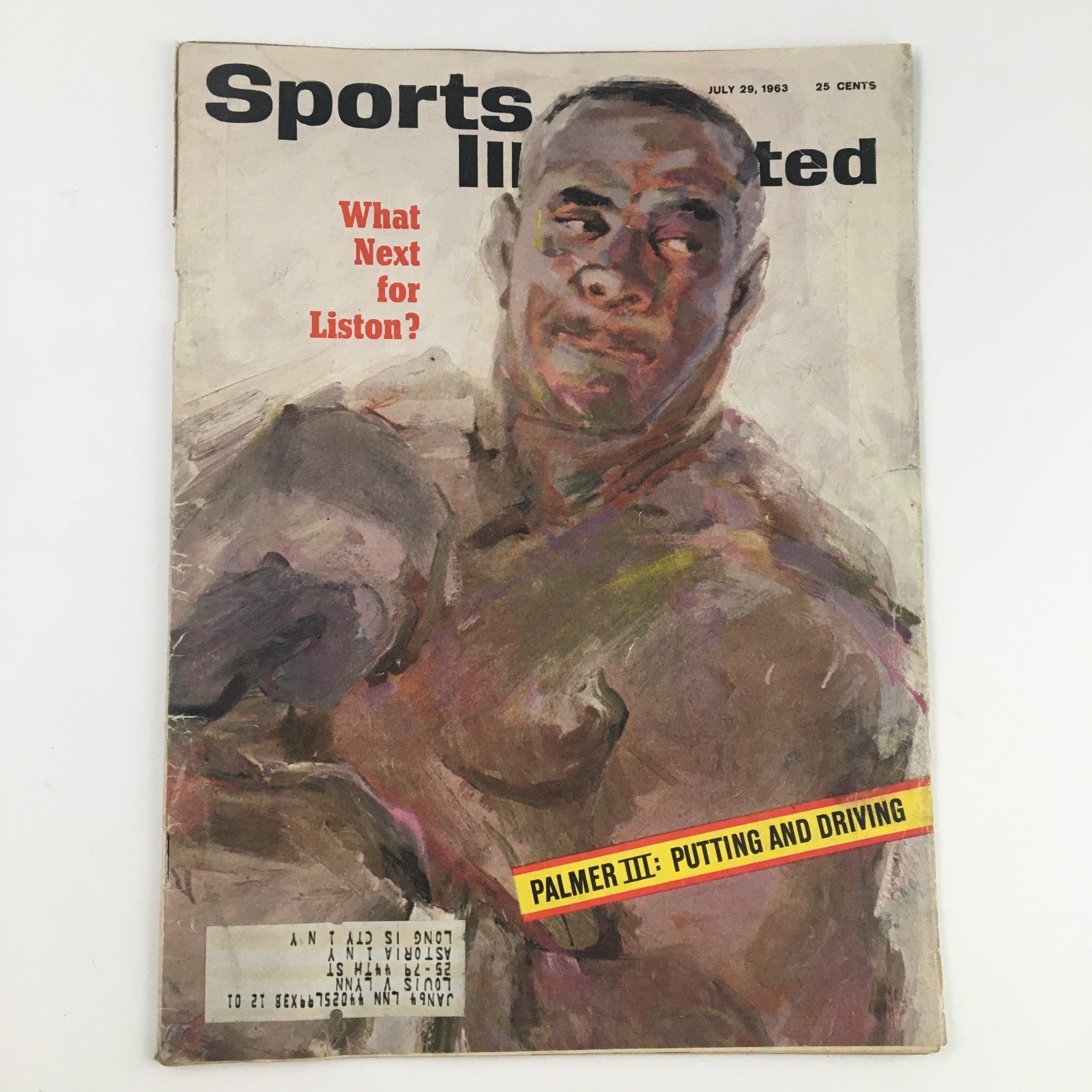 Sports Illustrated Magazine July 29 1963 Sonny Liston & Palmer III Driving