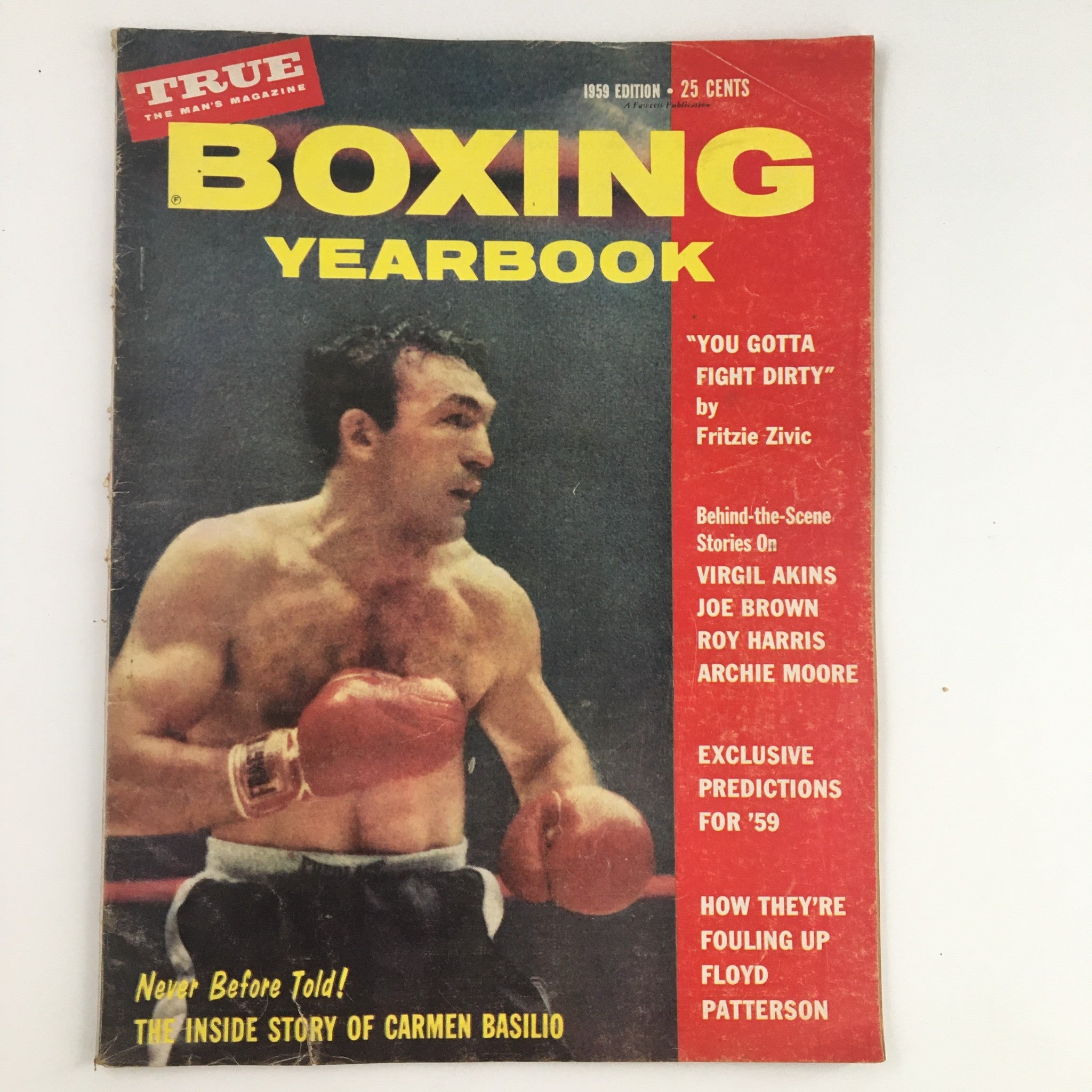 True Magazine Boxing Yearbook 1959 The Inside Story of Carmen Basilio No Label