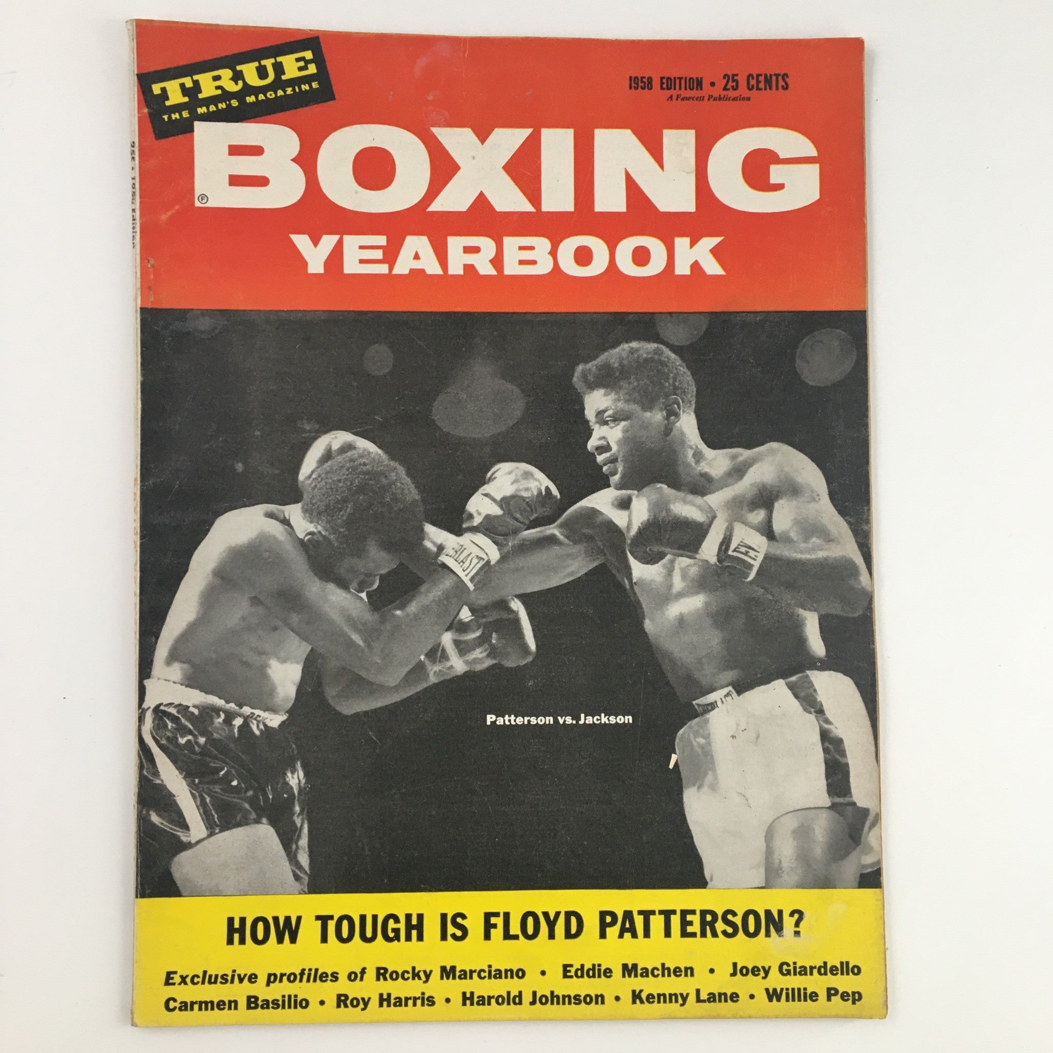 True Magazine Boxing Yearbook 1958 Floyd Patterson vs Julian Jackson No Label