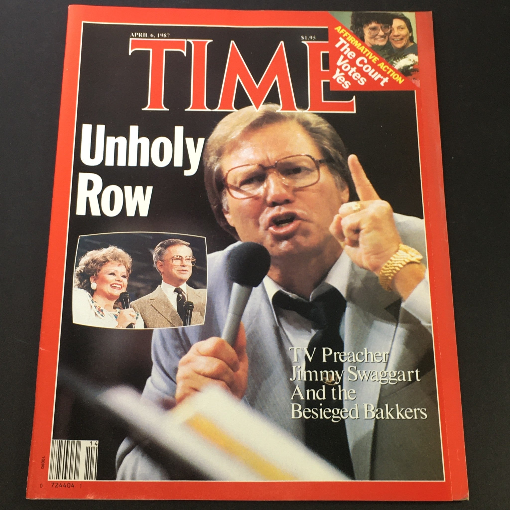 VTG Time Magazine April 6 1987 - TV Preacher Jimmy Swaggart & The Bakkers