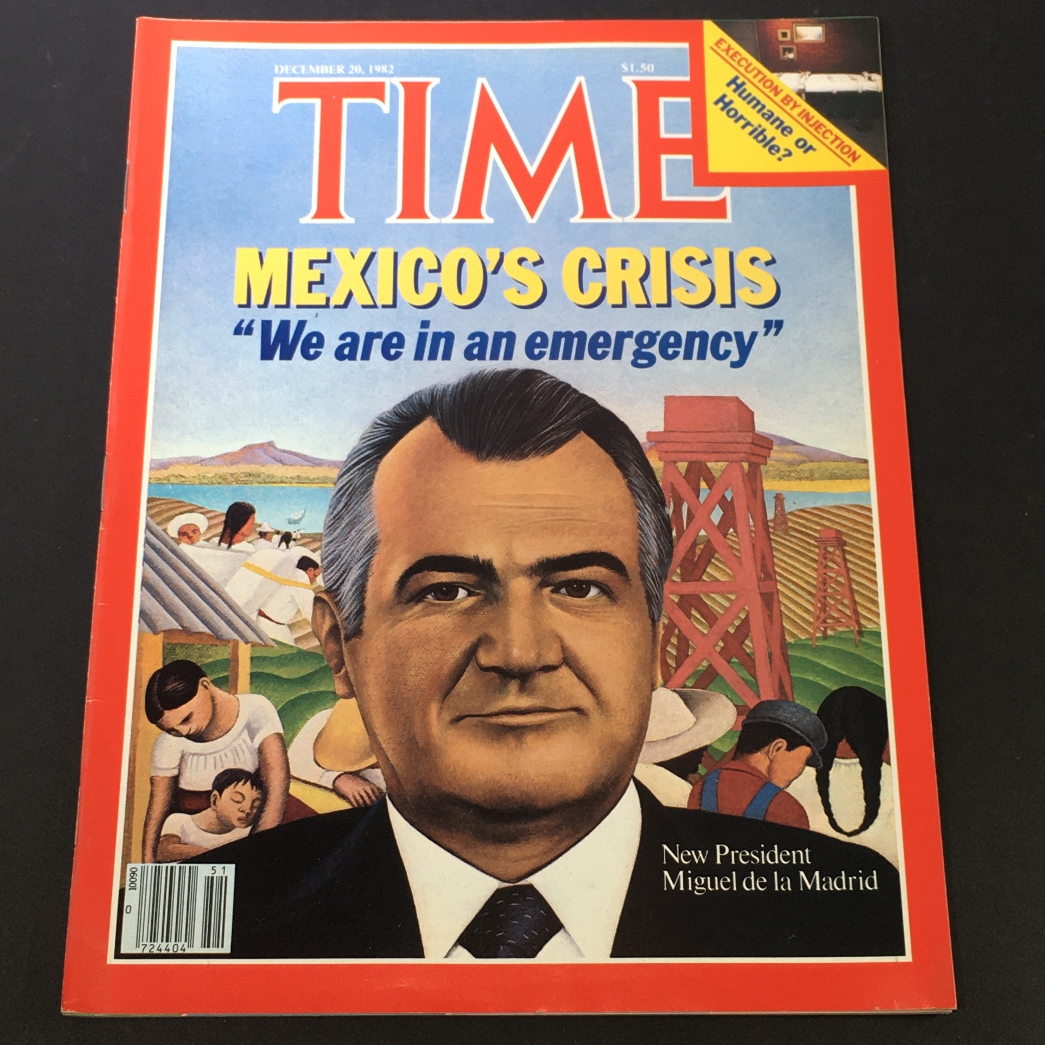 VTG Time Magazine December 20 1982 - President Miguel de la Madrid of Mexico